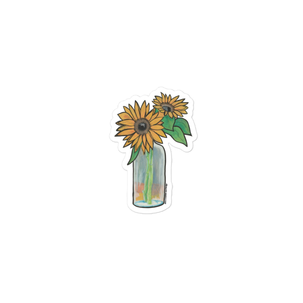 Sunflowers sticker