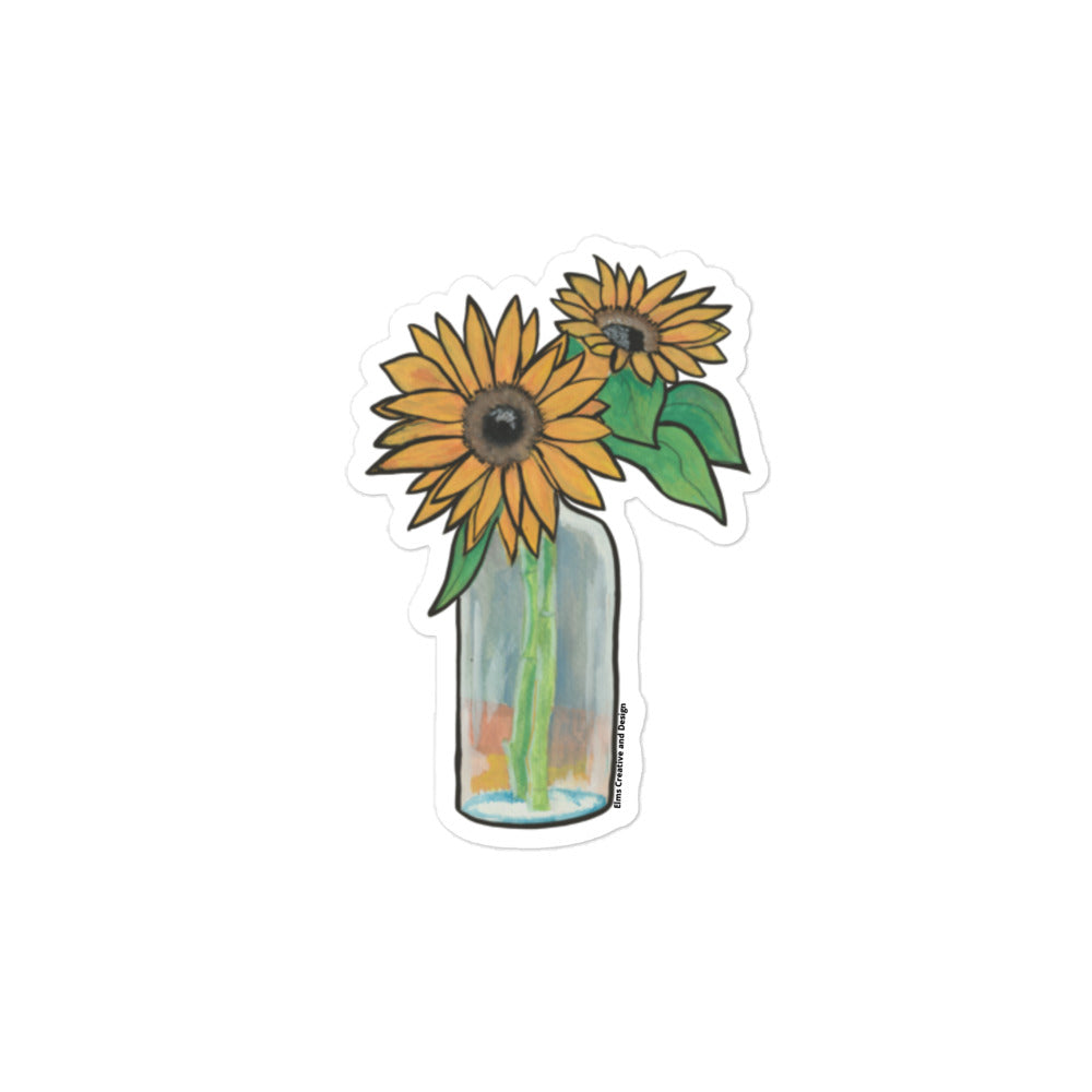 Sunflowers sticker