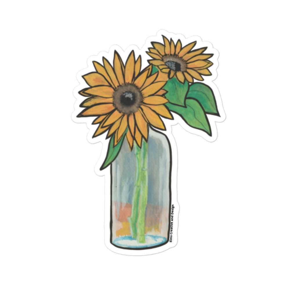 Sunflowers sticker