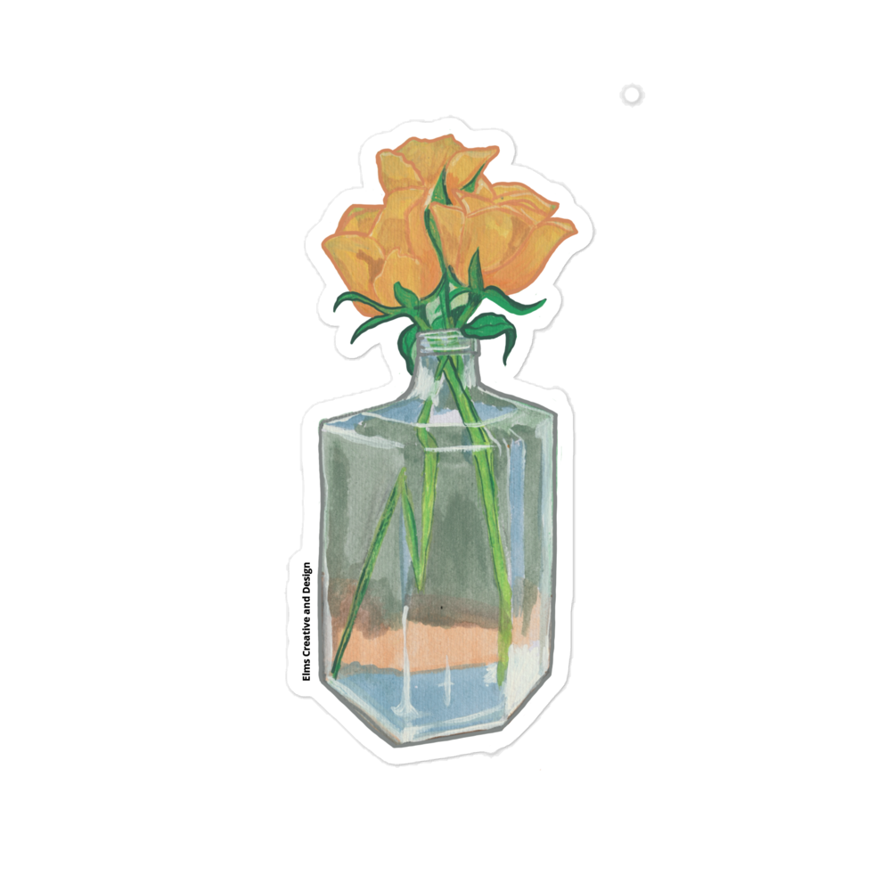 Yellow Roses Stickers