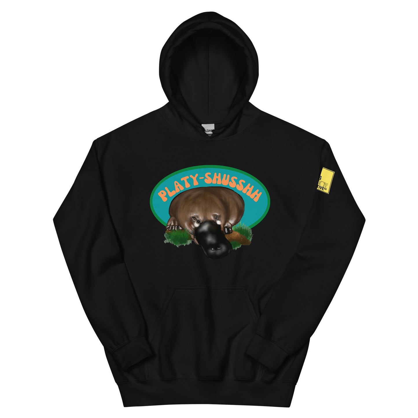 Platyshusshh - Platypus Pun Hoodie - ElmsCreative