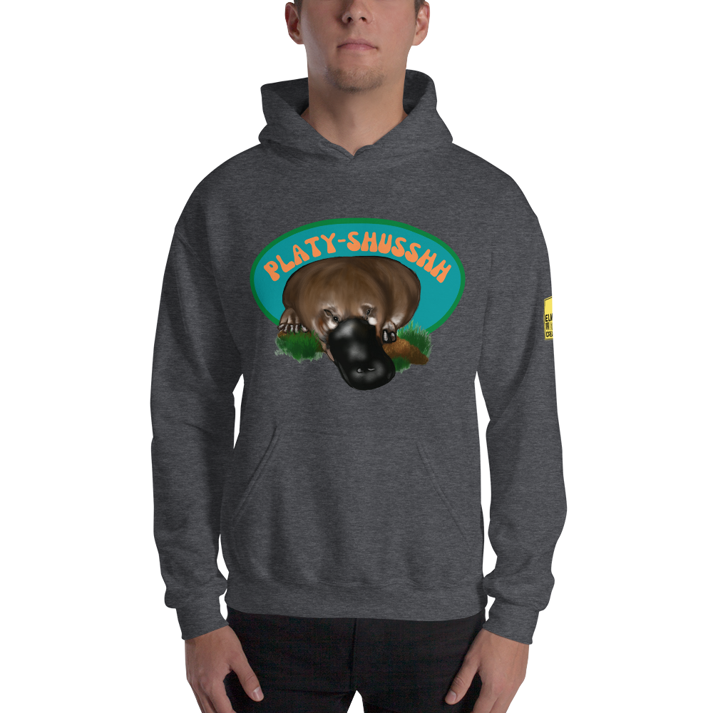 Platyshusshh - Platypus Pun Hoodie - ElmsCreative