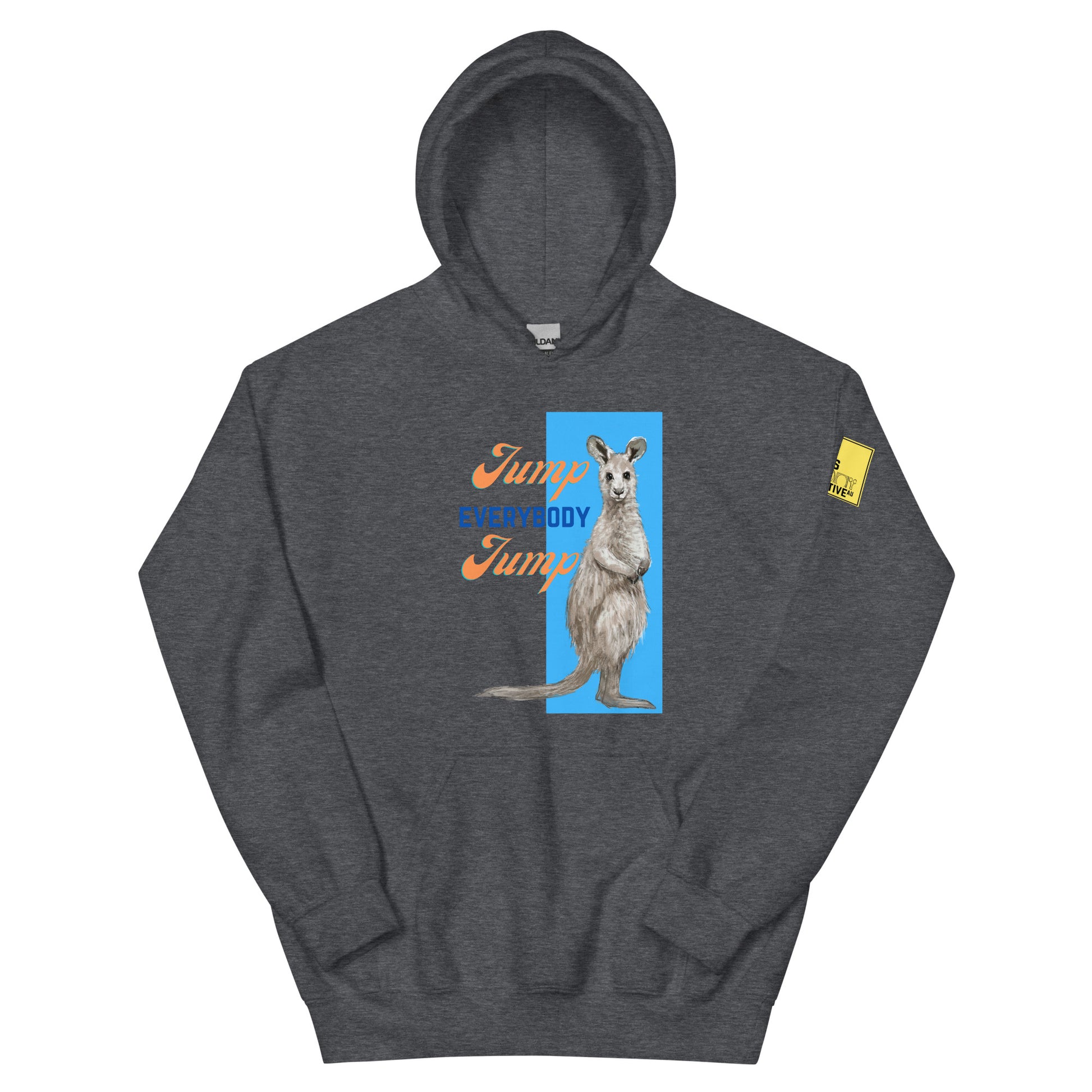 Jump Everybody Jump - Kangaroo Pun Hoodie - ElmsCreative