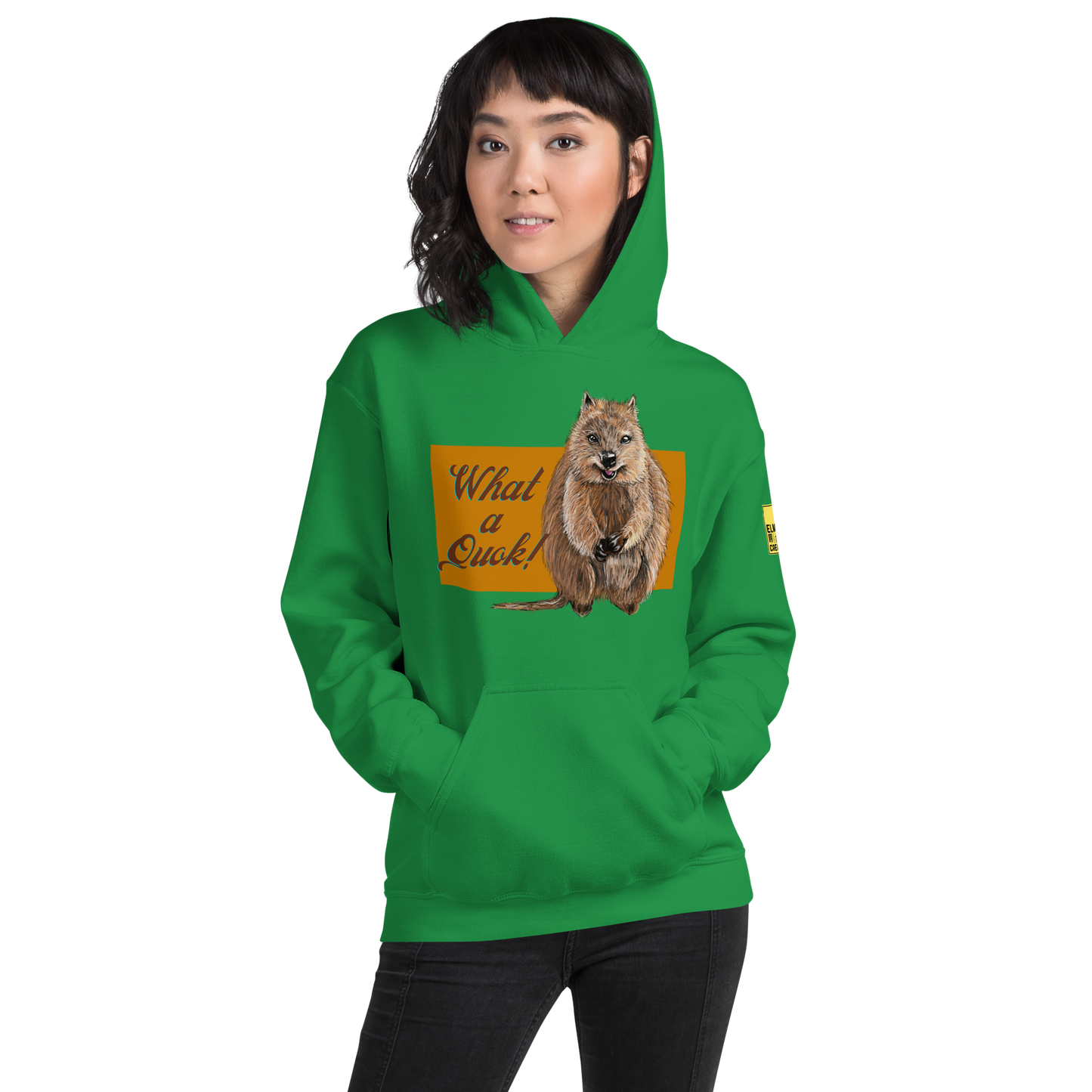 What a Quok! - Quokka Pun Hoodie - ElmsCreative