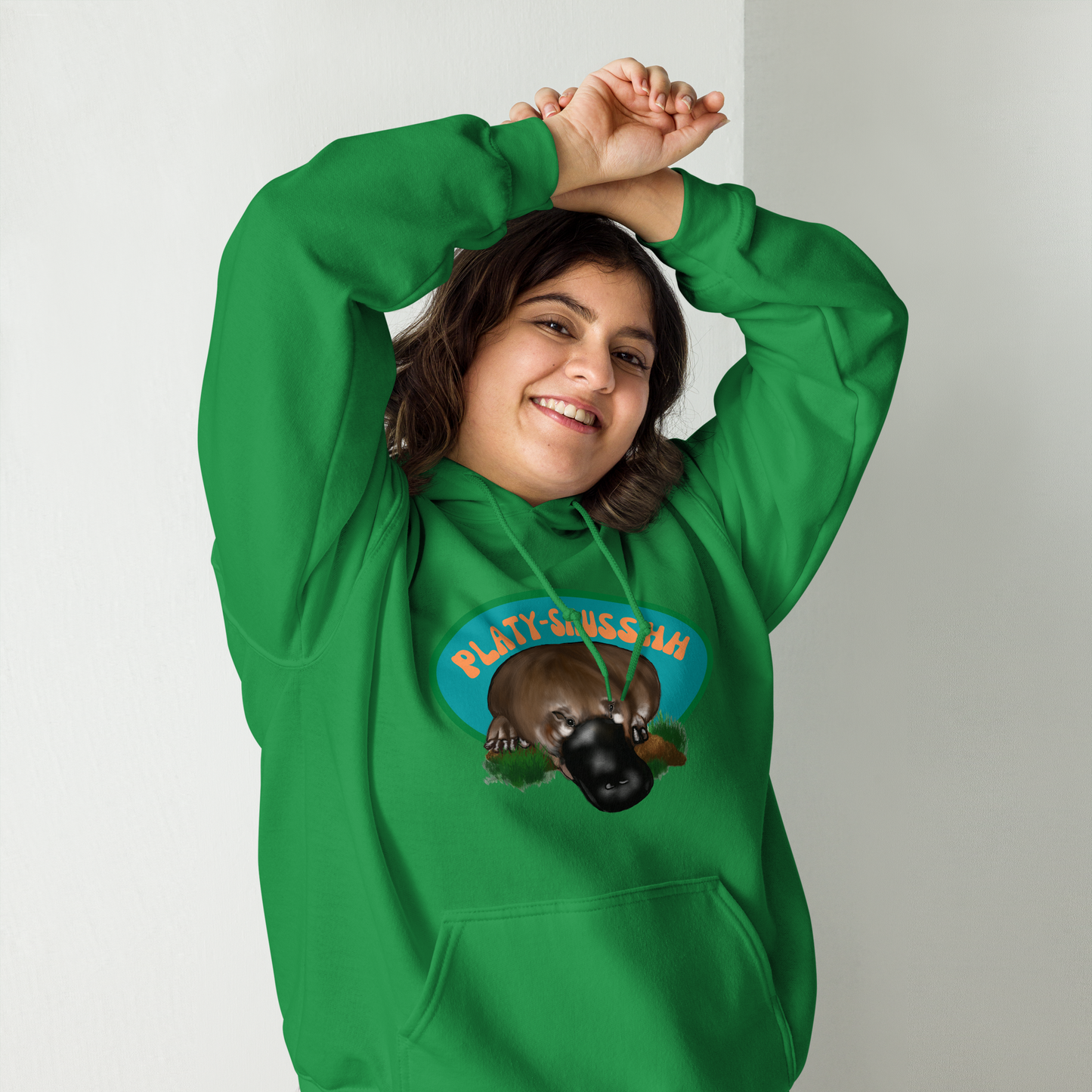 Platyshusshh - Platypus Pun Hoodie - ElmsCreative