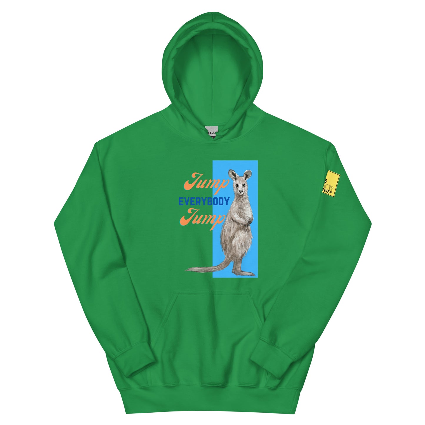 Jump Everybody Jump - Kangaroo Pun Hoodie - ElmsCreative