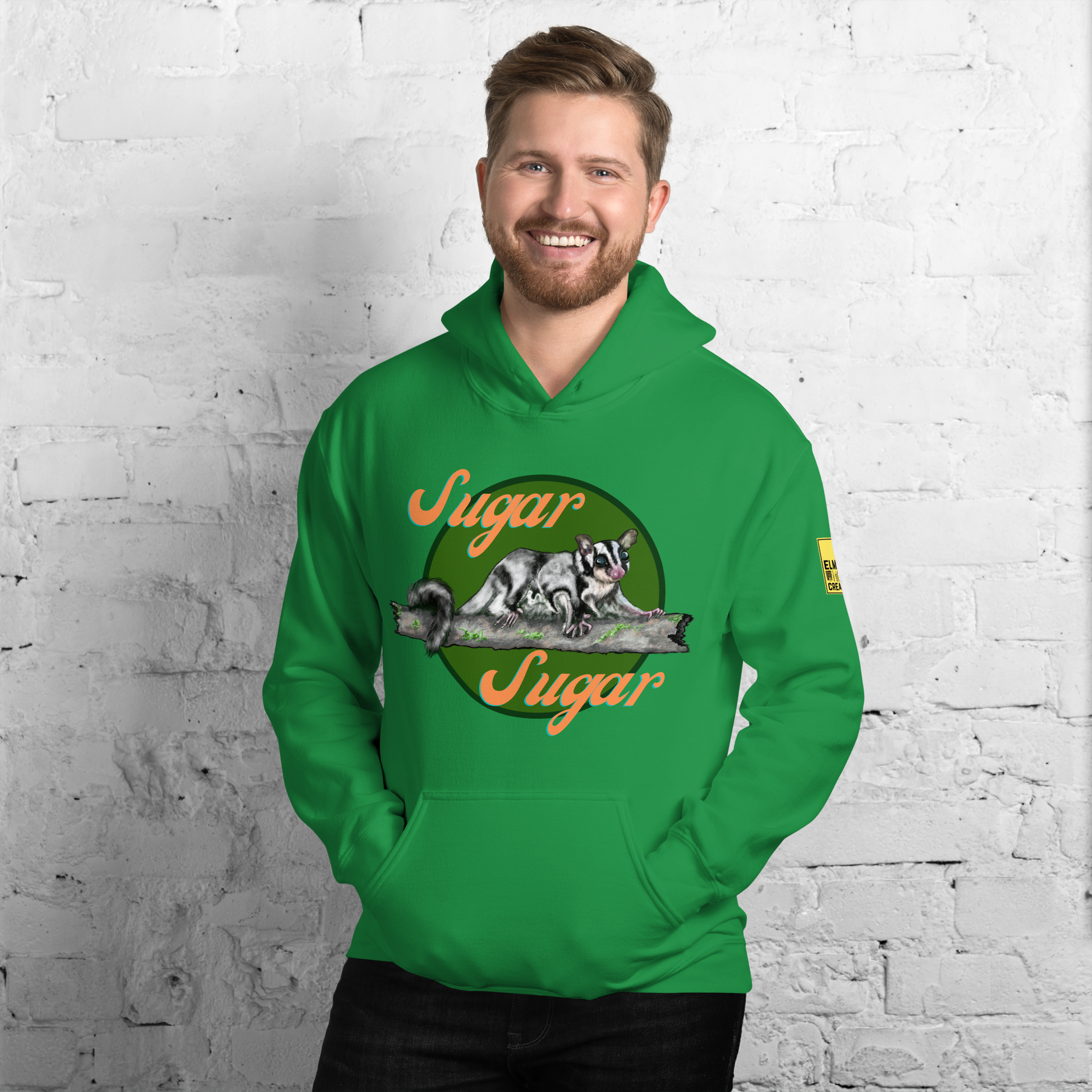 Sugar Sugar - Sugar Glider Pun Hoodie - ElmsCreative