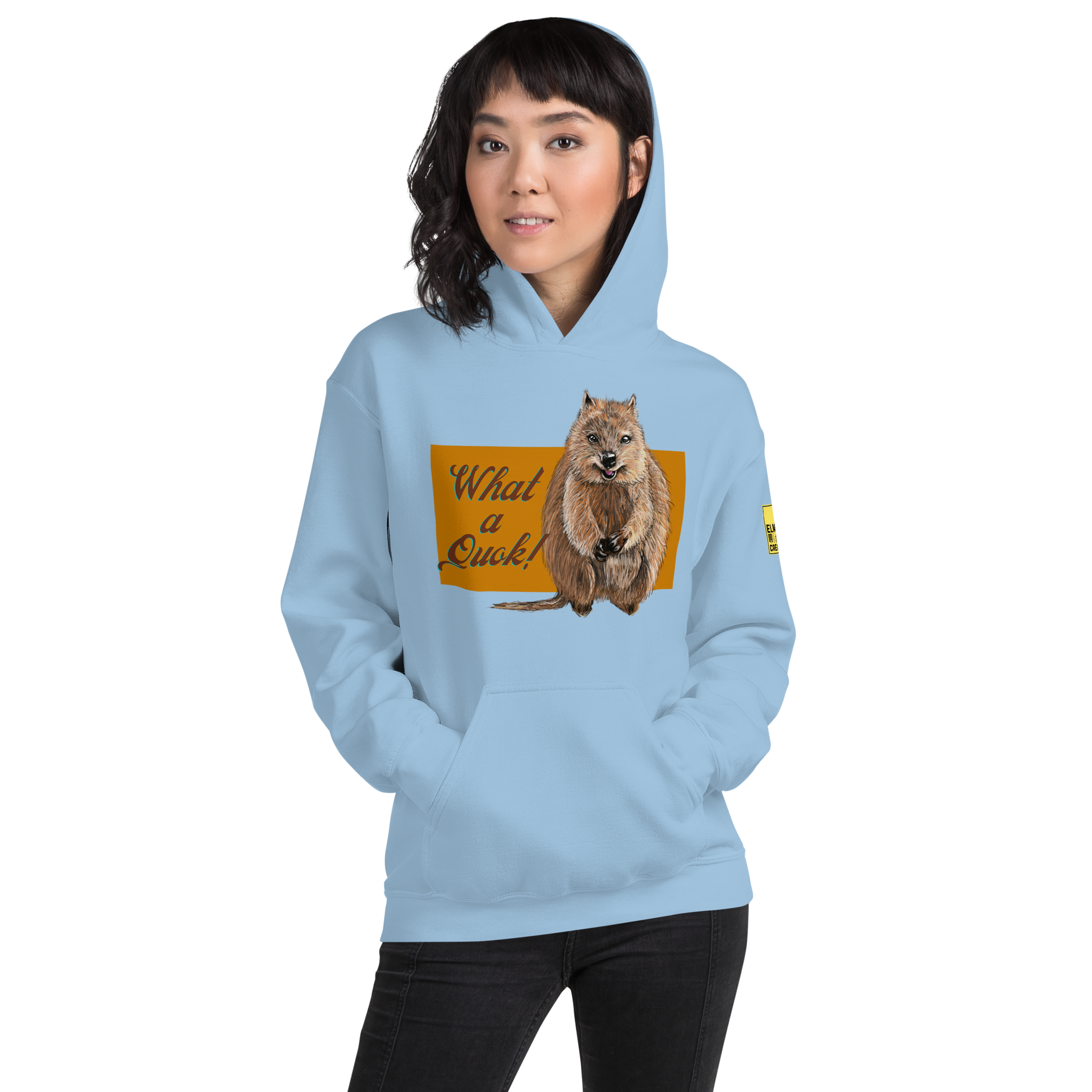 What a Quok! - Quokka Pun Hoodie - ElmsCreative