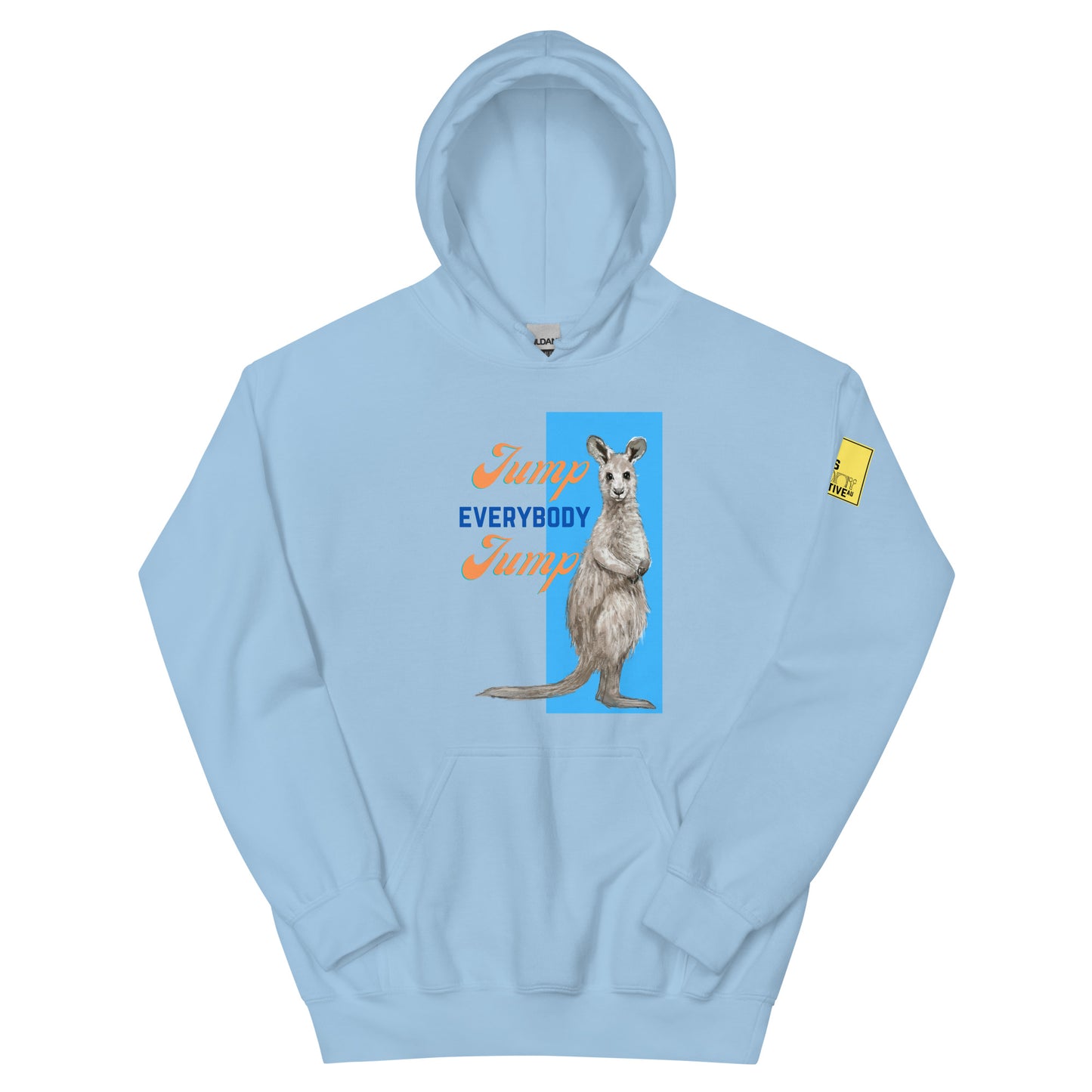 Jump Everybody Jump - Kangaroo Pun Hoodie - ElmsCreative