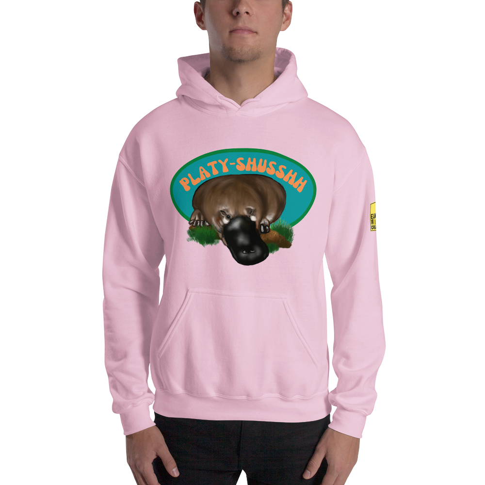 Platyshusshh - Platypus Pun Hoodie - ElmsCreative