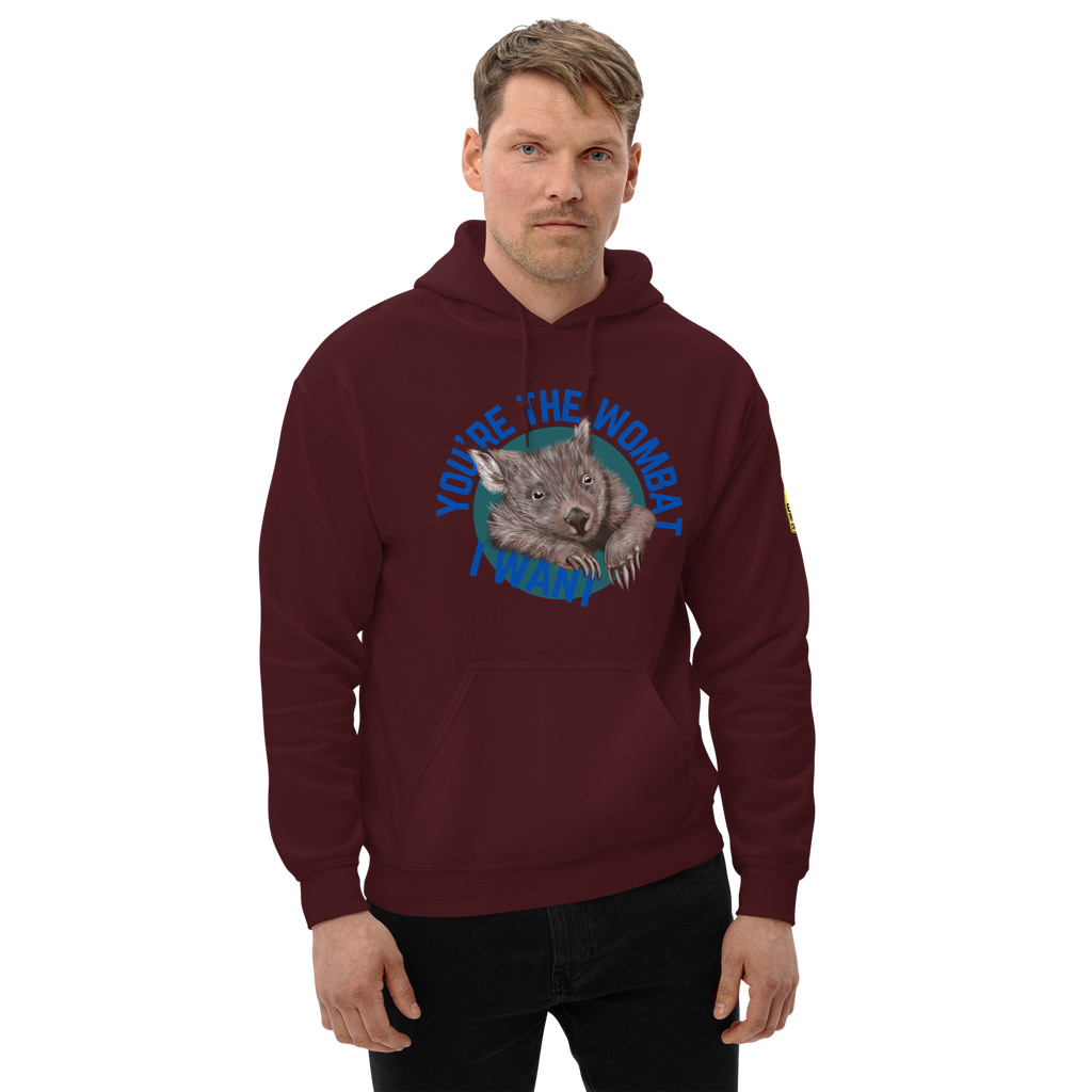 You're the Wombat I want - Wombat Pun Hoodie - ElmsCreative