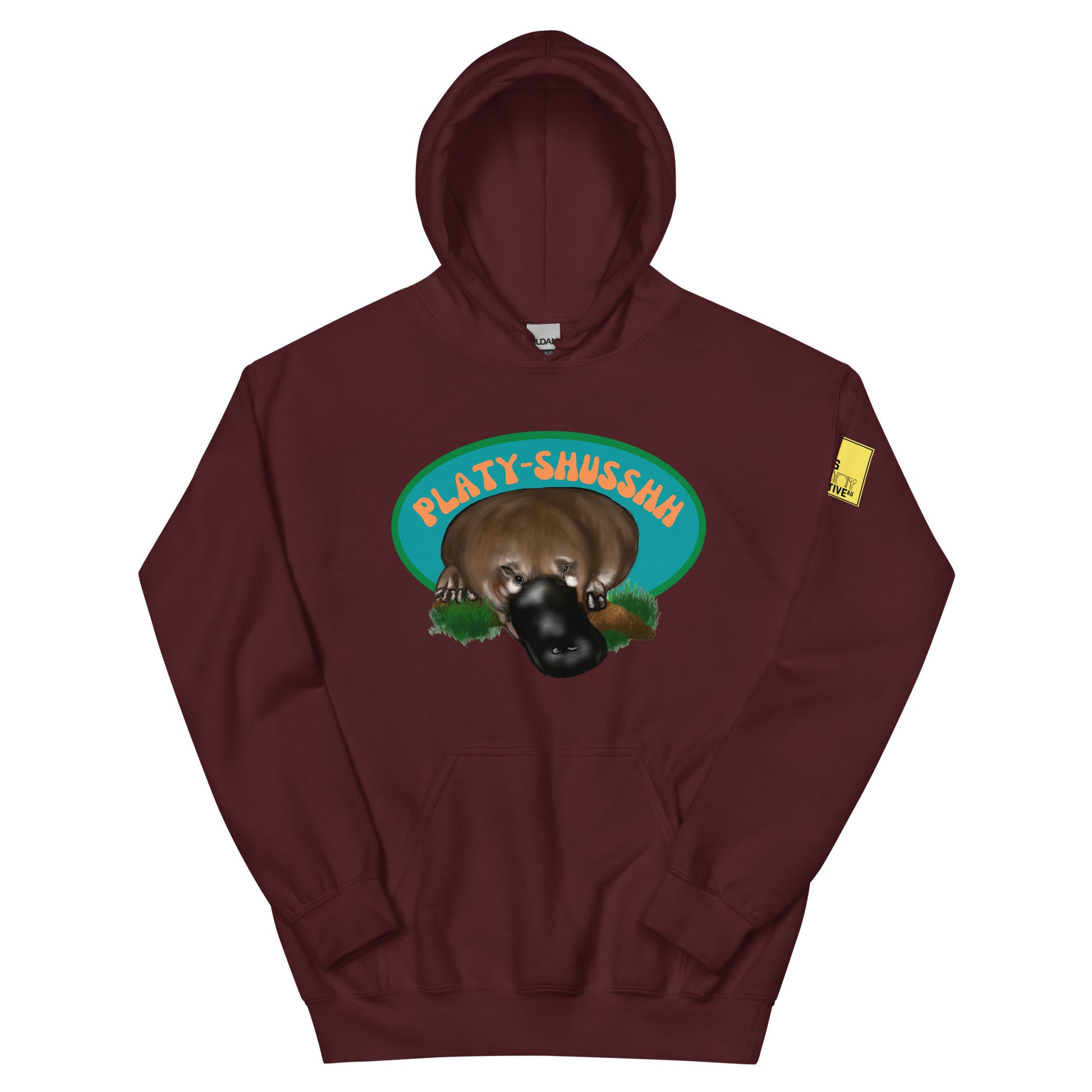 Platyshusshh - Platypus Pun Hoodie - ElmsCreative