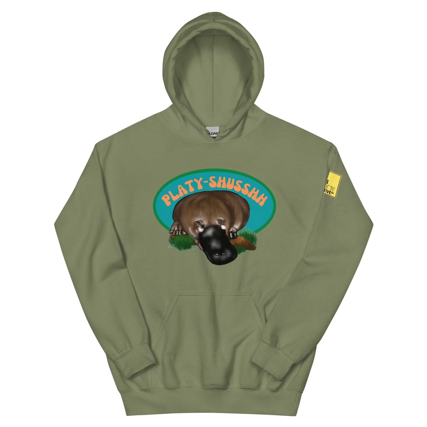 Platyshusshh - Platypus Pun Hoodie - ElmsCreative