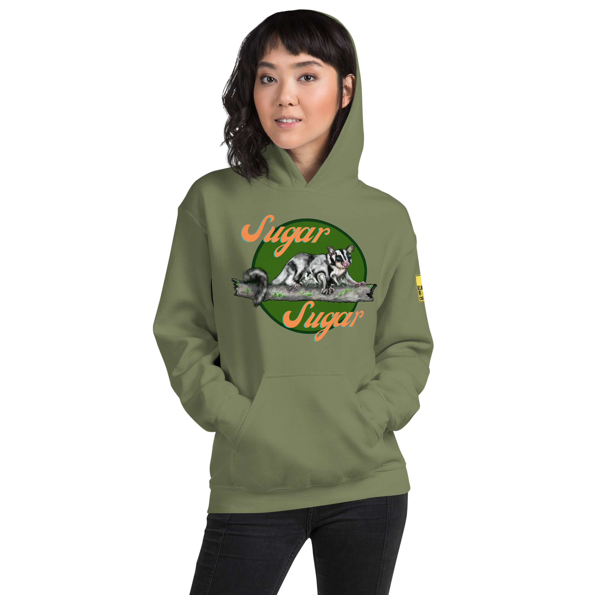 Sugar Sugar - Sugar Glider Pun Hoodie - ElmsCreative