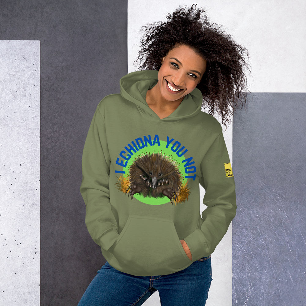 I Echidna you not - Echidna Pun Hoodie - ElmsCreative