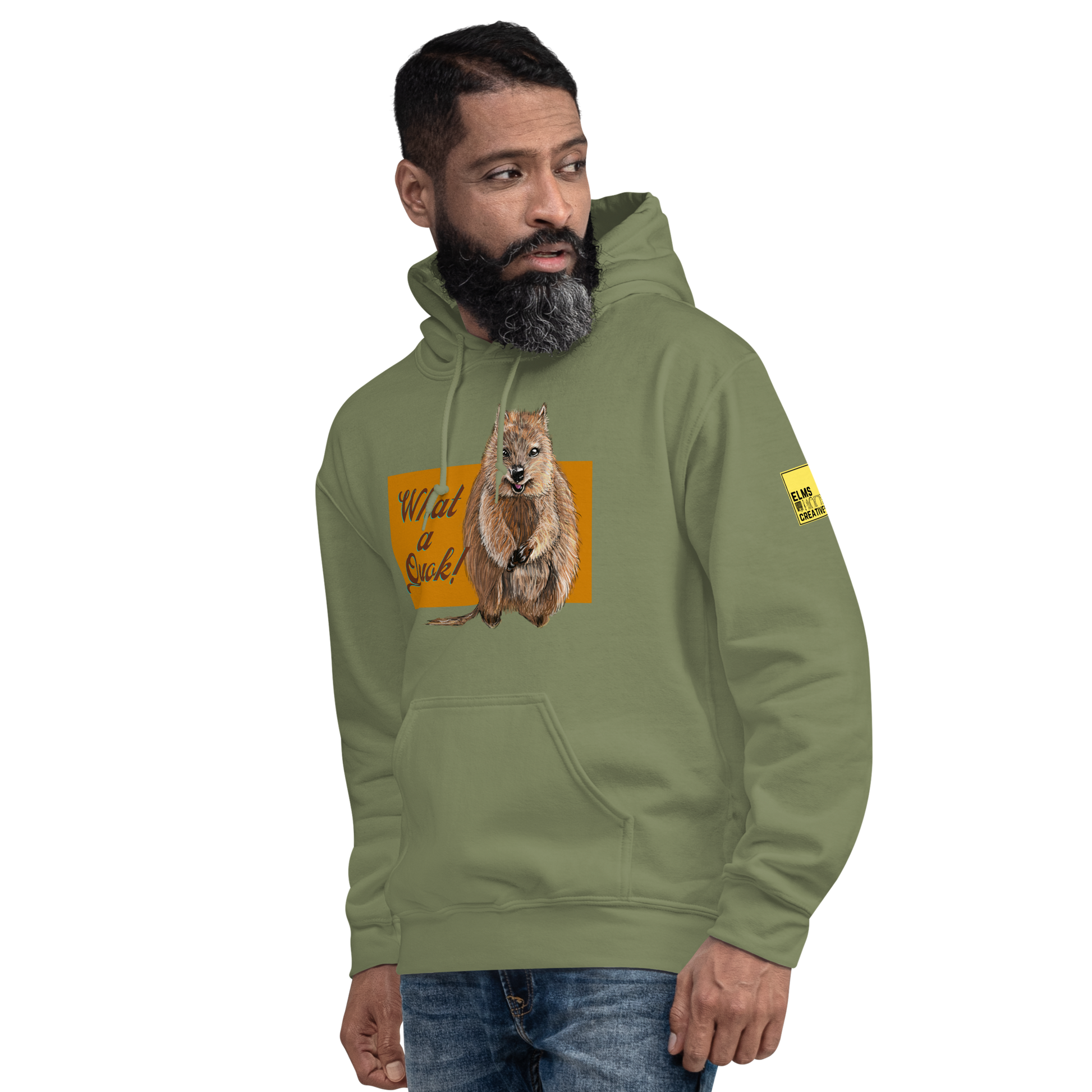 What a Quok! - Quokka Pun Hoodie - ElmsCreative