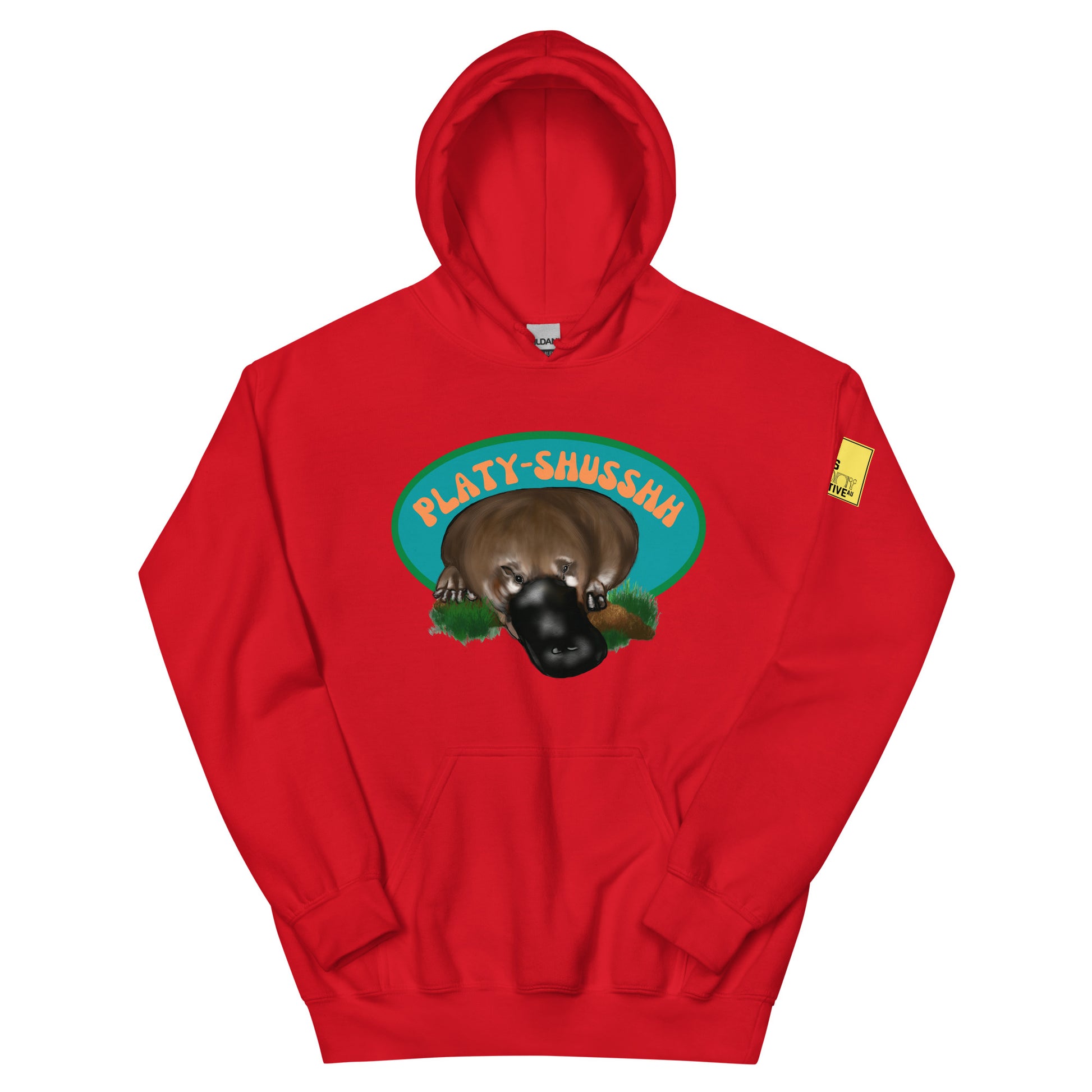 Platyshusshh - Platypus Pun Hoodie - ElmsCreative