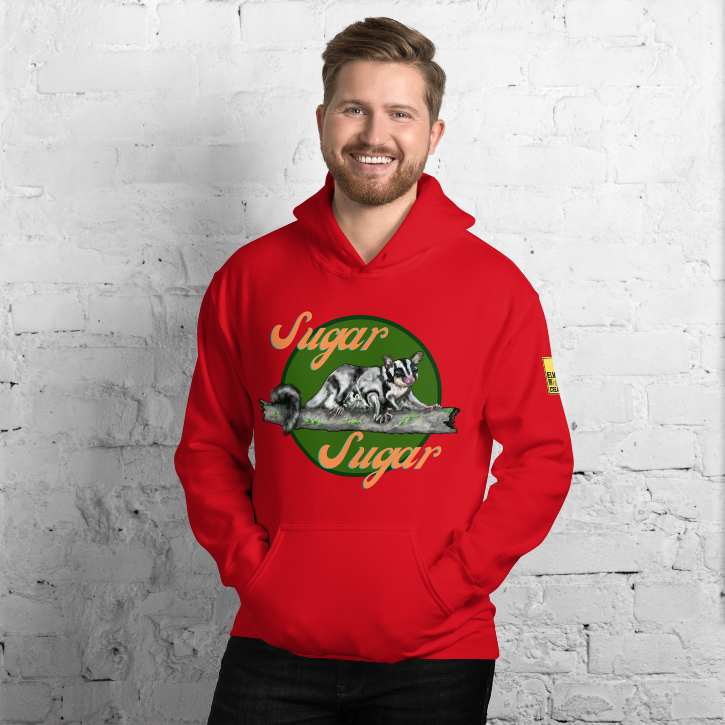 Sugar Sugar - Sugar Glider Pun Hoodie - ElmsCreative