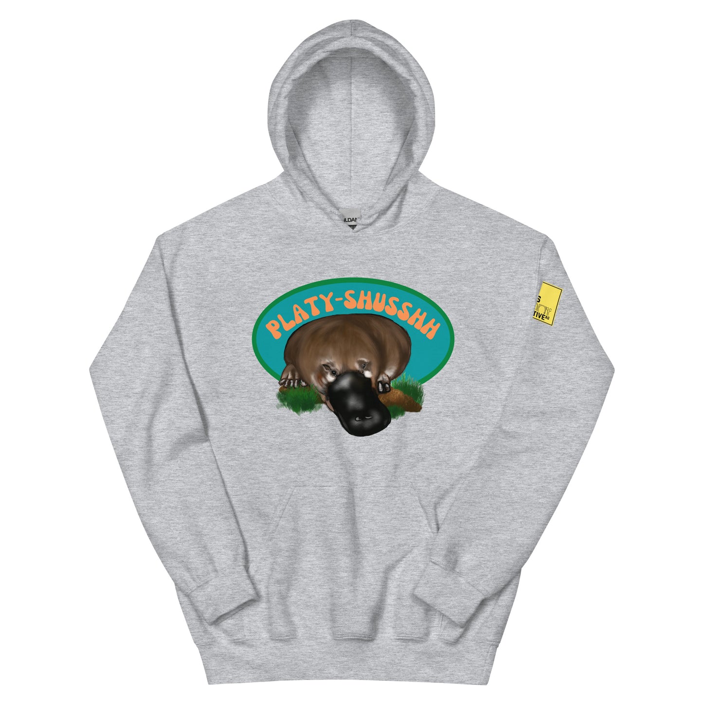 Platyshusshh - Platypus Pun Hoodie - ElmsCreative