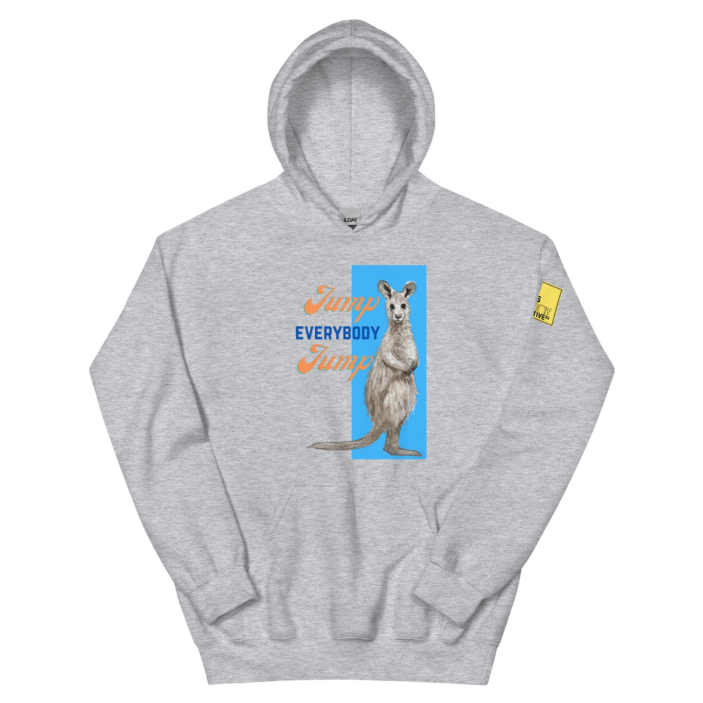 Jump Everybody Jump - Kangaroo Pun Hoodie - ElmsCreative