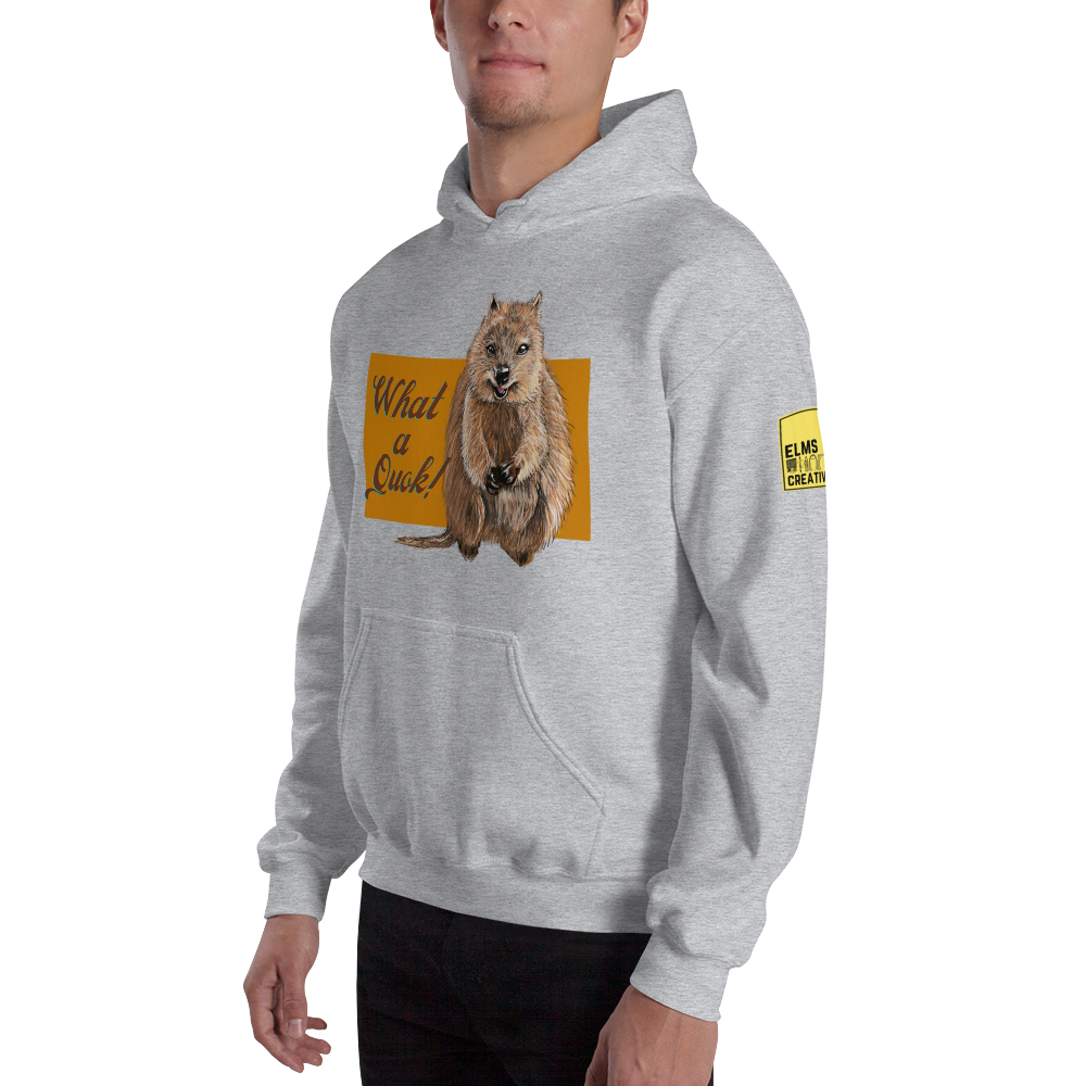 What a Quok! - Quokka Pun Hoodie - ElmsCreative