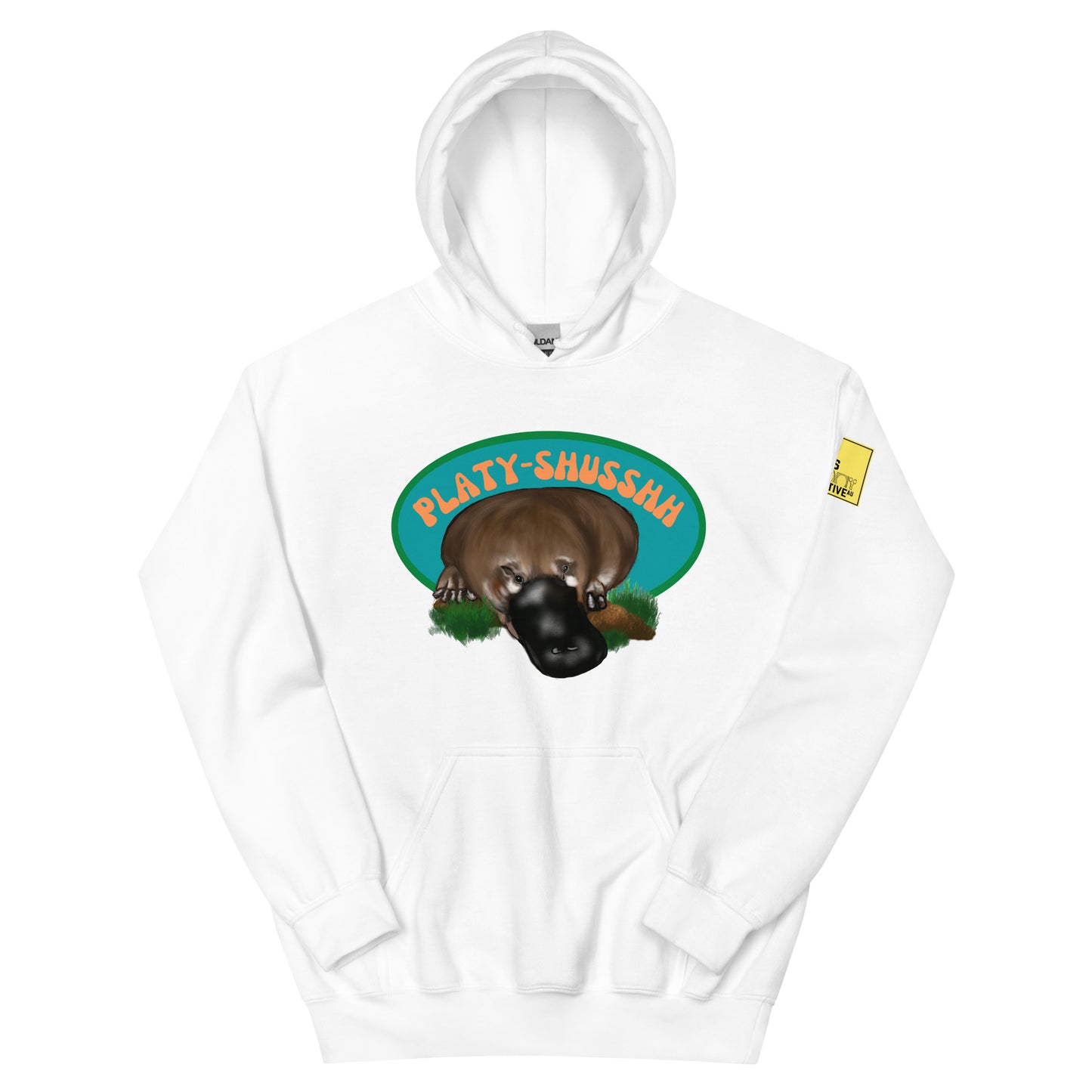 Platyshusshh - Platypus Pun Hoodie - ElmsCreative