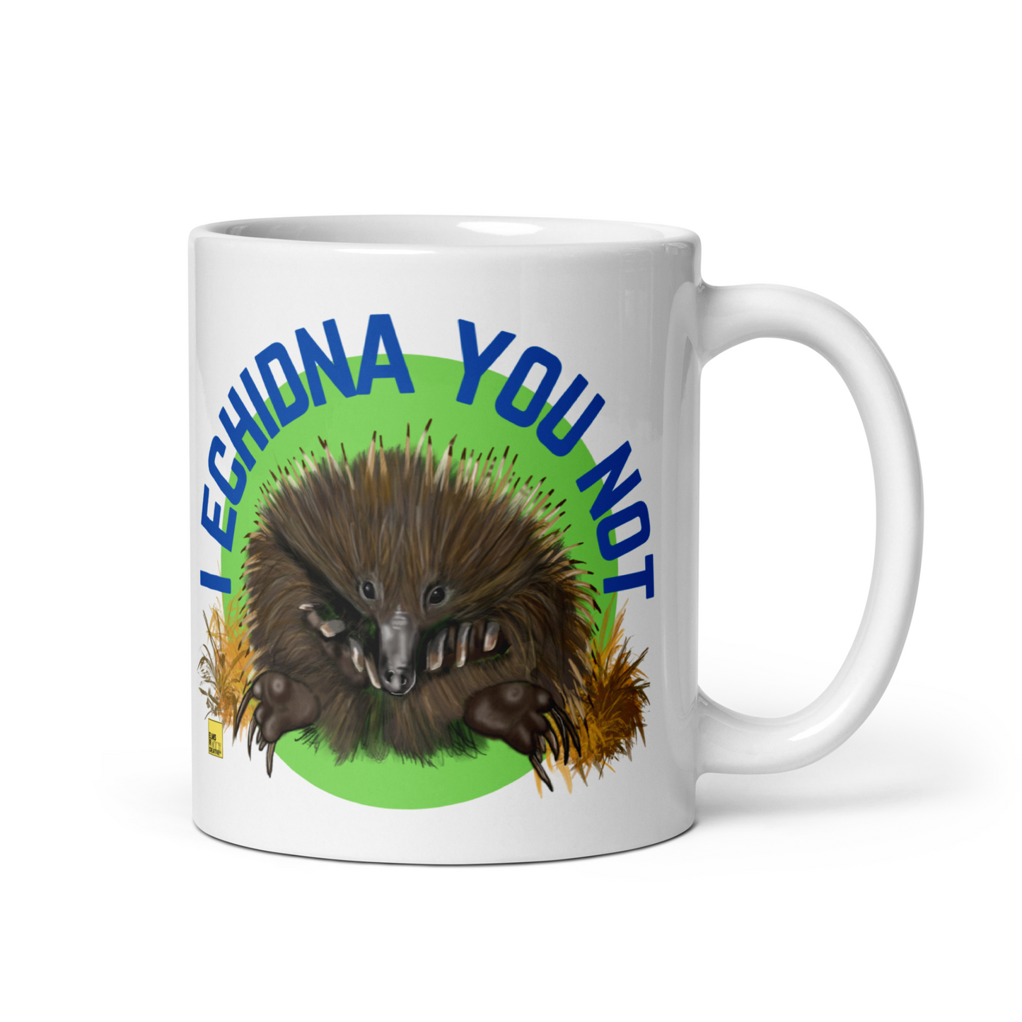 Echidna Mug - "I Echidna You Not" - ElmsCreative