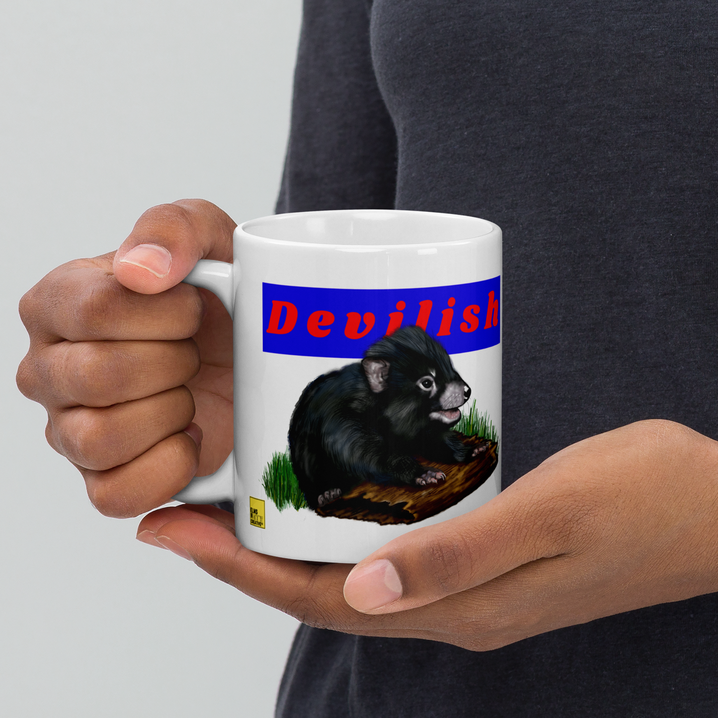 Tasmanian Devil Mug- "Devilish" - ElmsCreative