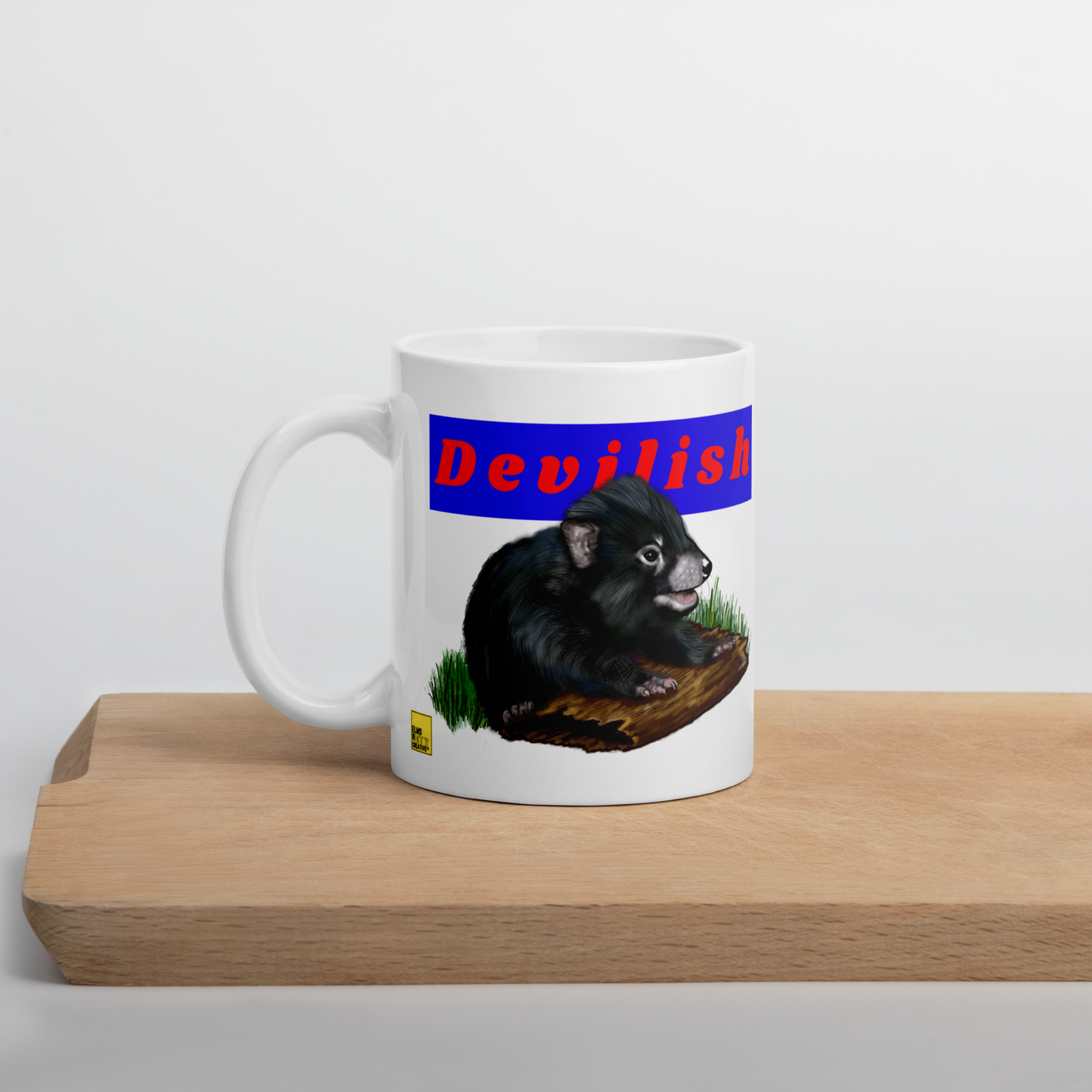 Tasmanian Devil Mug- "Devilish" - ElmsCreative