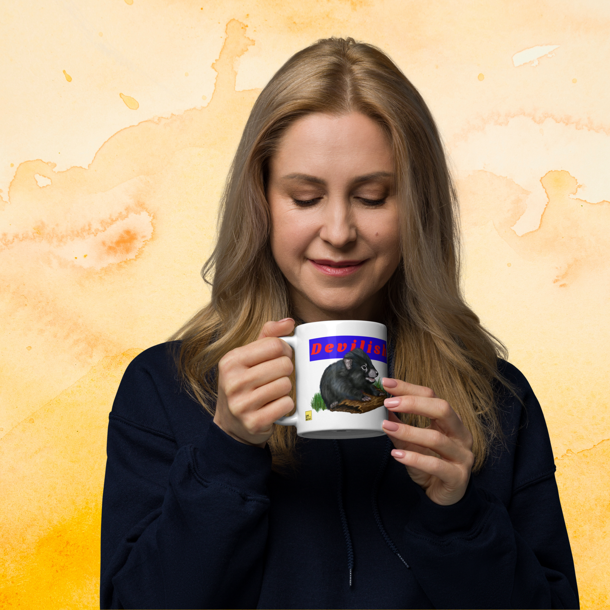 Tasmanian Devil Mug- "Devilish" - ElmsCreative