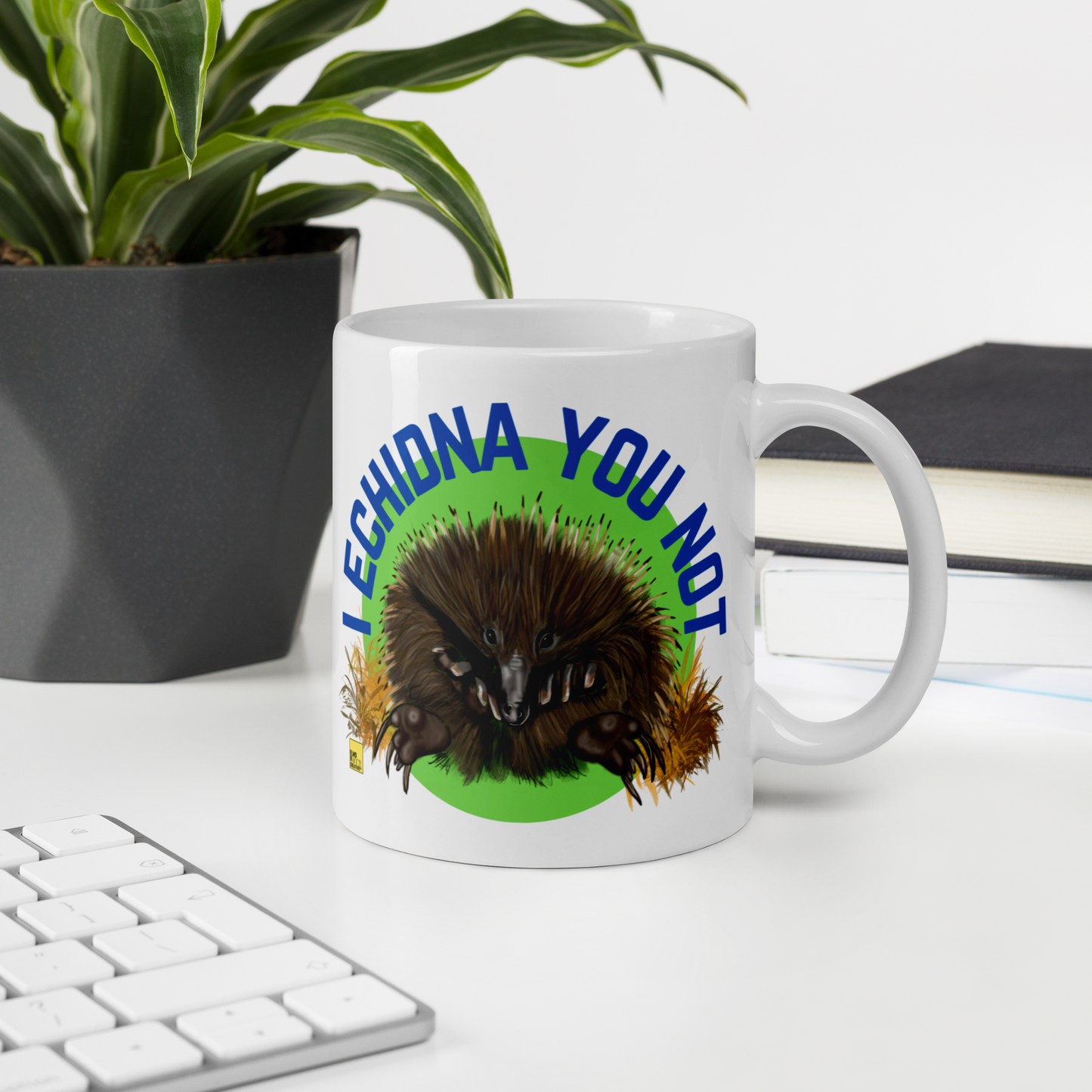 Echidna Mug - "I Echidna You Not" - ElmsCreative