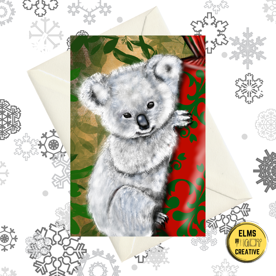 10 Pack - Australian Illustrated Christmas Cards - Complete Series - ElmsCreative