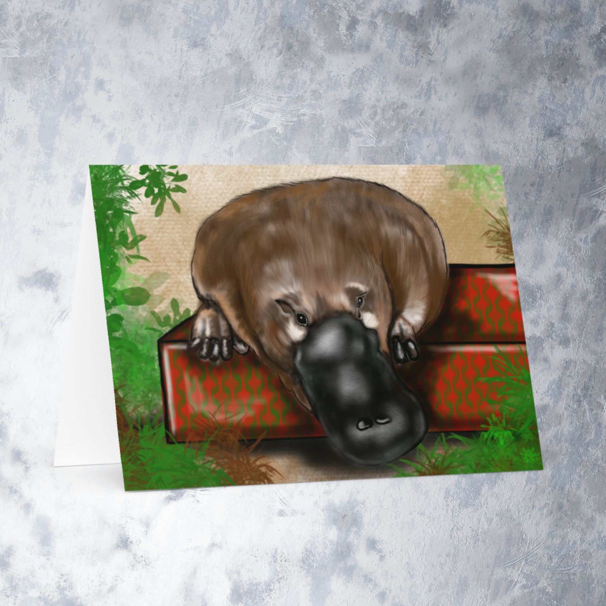 Platypus Christmas Card - ElmsCreative