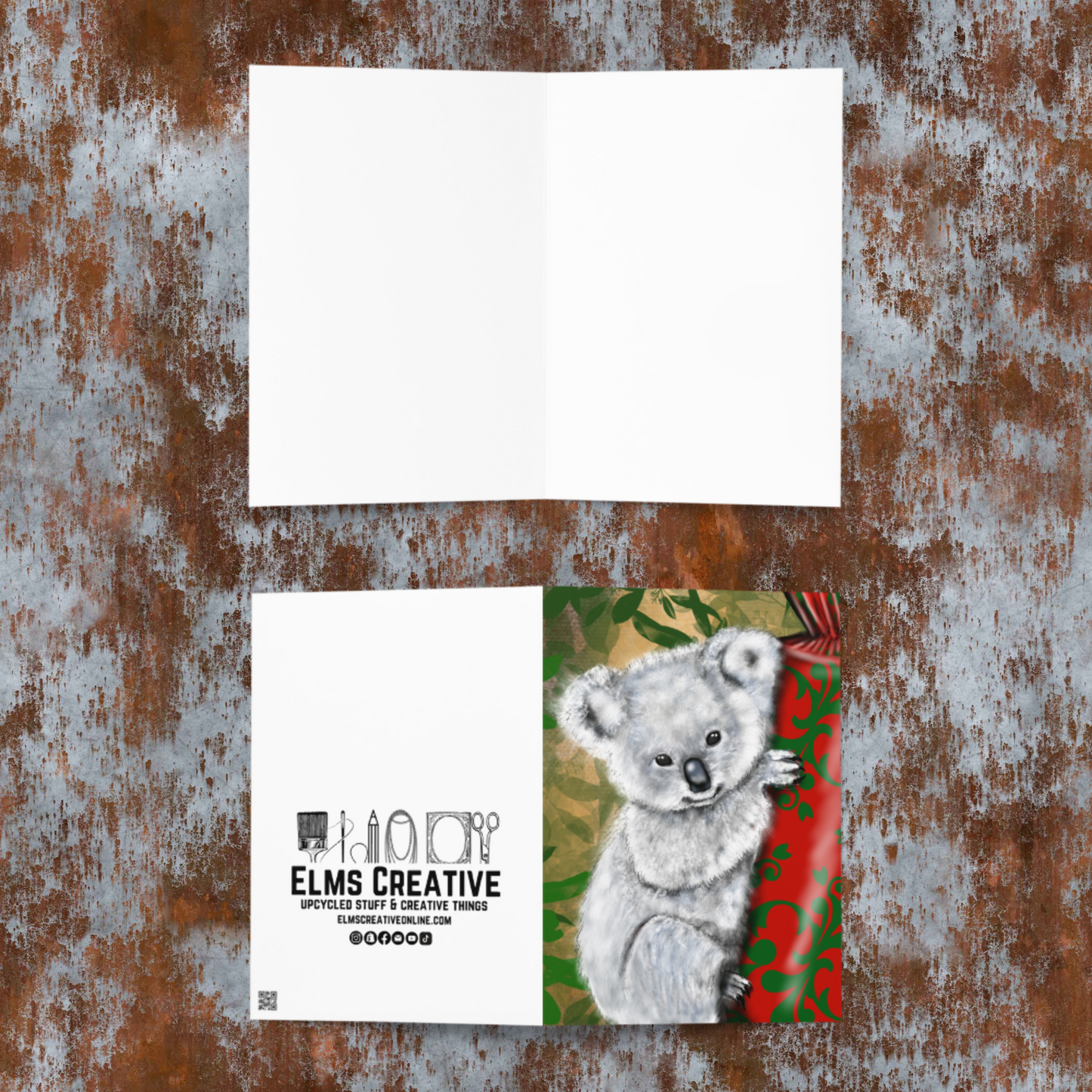 Koala Christmas Card - ElmsCreative