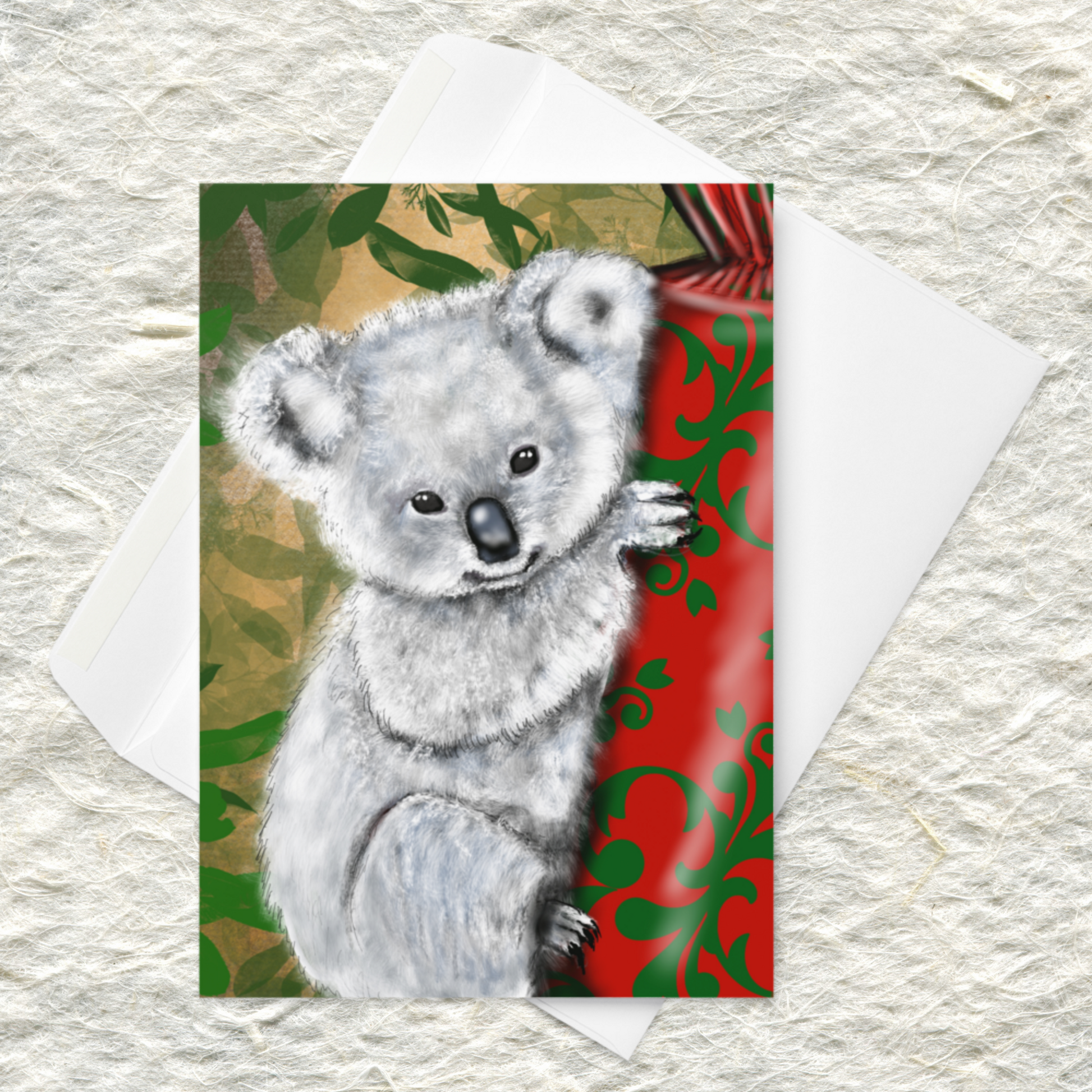 Koala Christmas Card - ElmsCreative