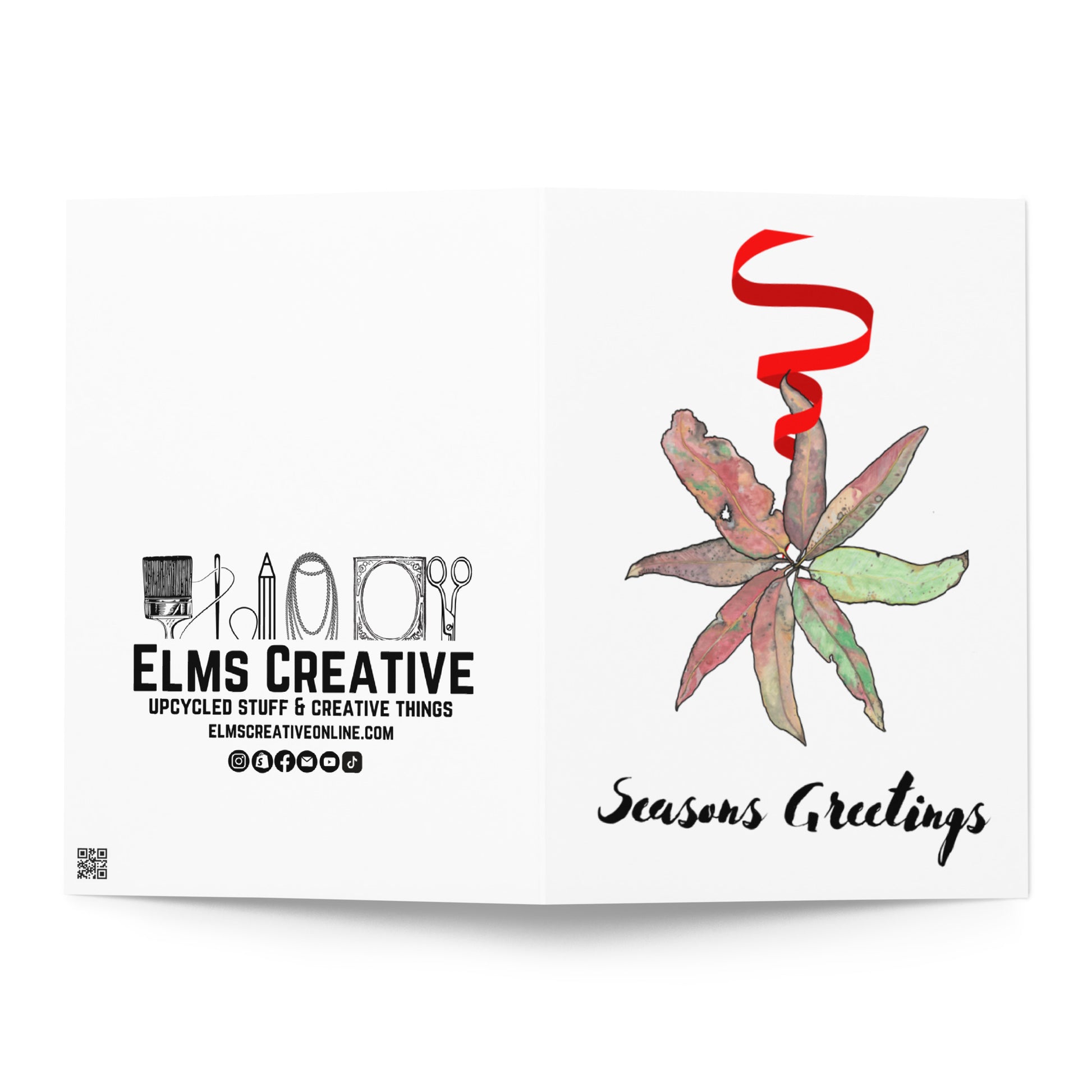 GUM LEAVES - Seasons Greetings - ElmsCreative