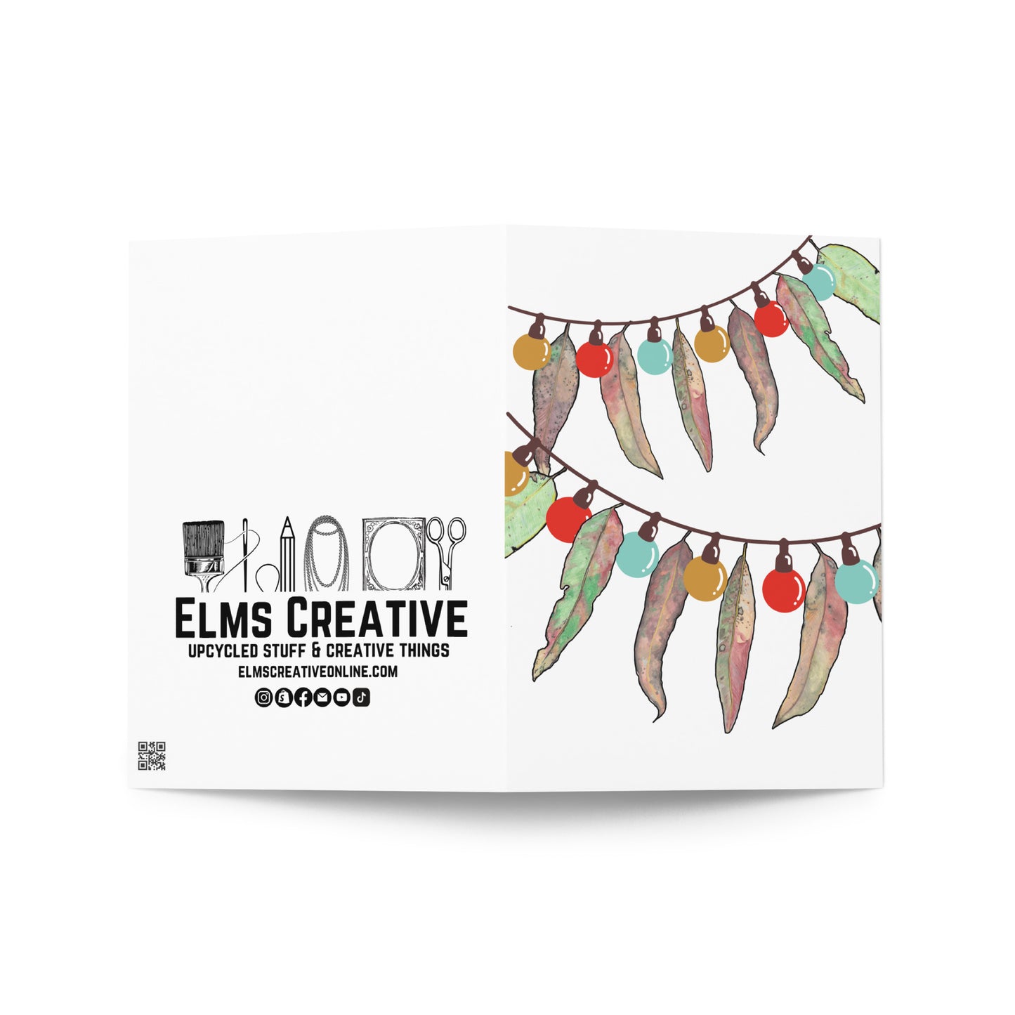 GUM LEAVES - Christmas Lights - ElmsCreative