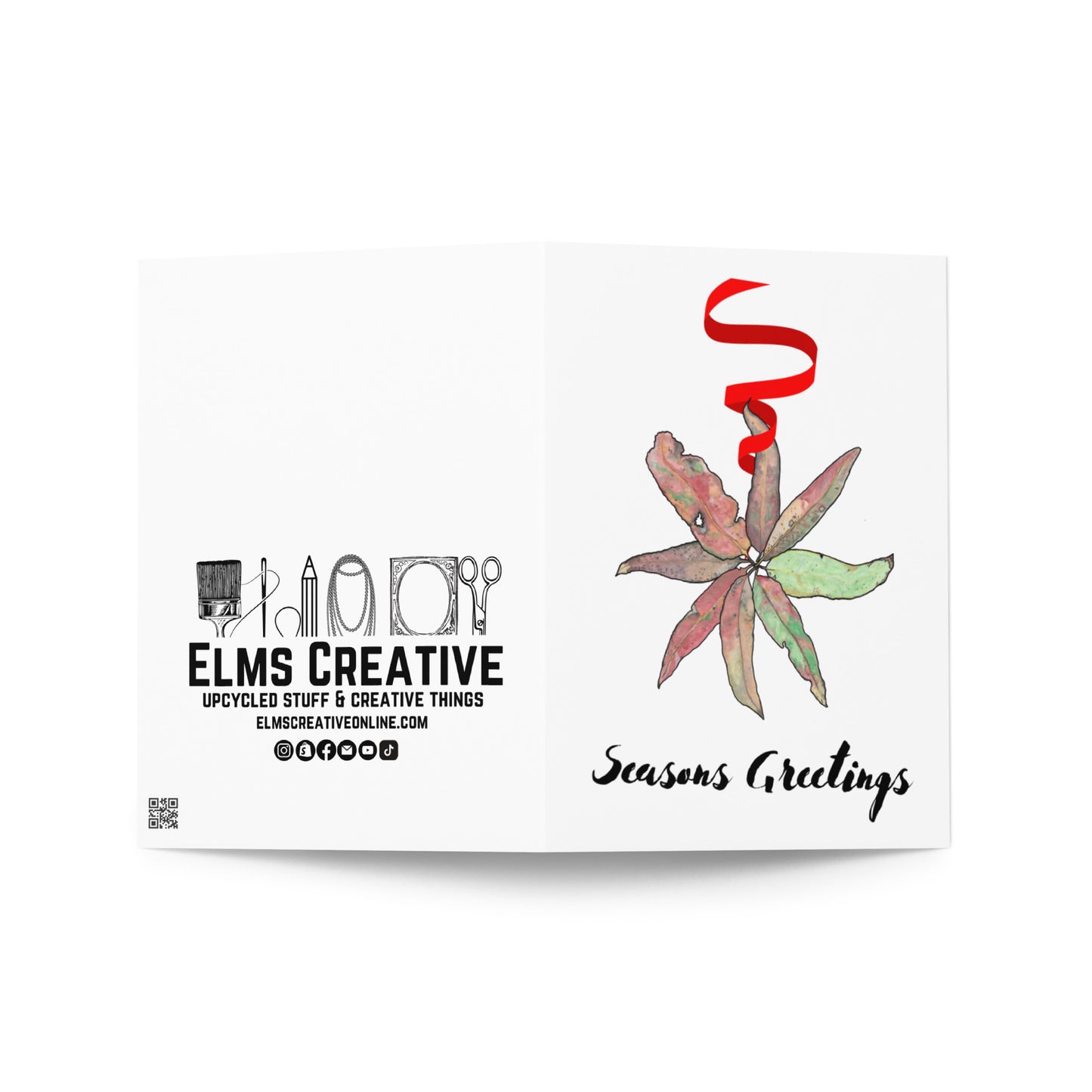 GUM LEAVES - Seasons Greetings - ElmsCreative