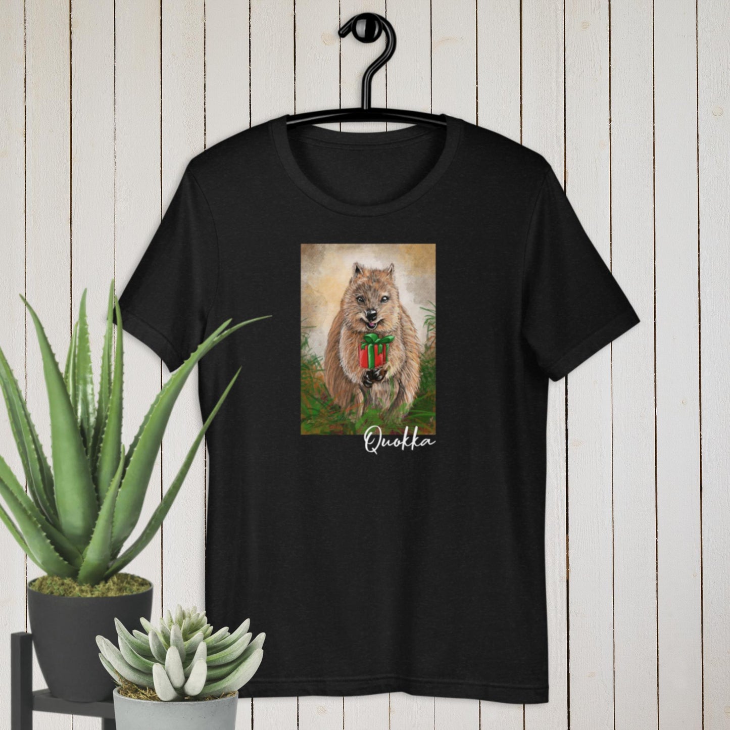 Australian Animal Chrissy Tee - Quokka - ElmsCreative