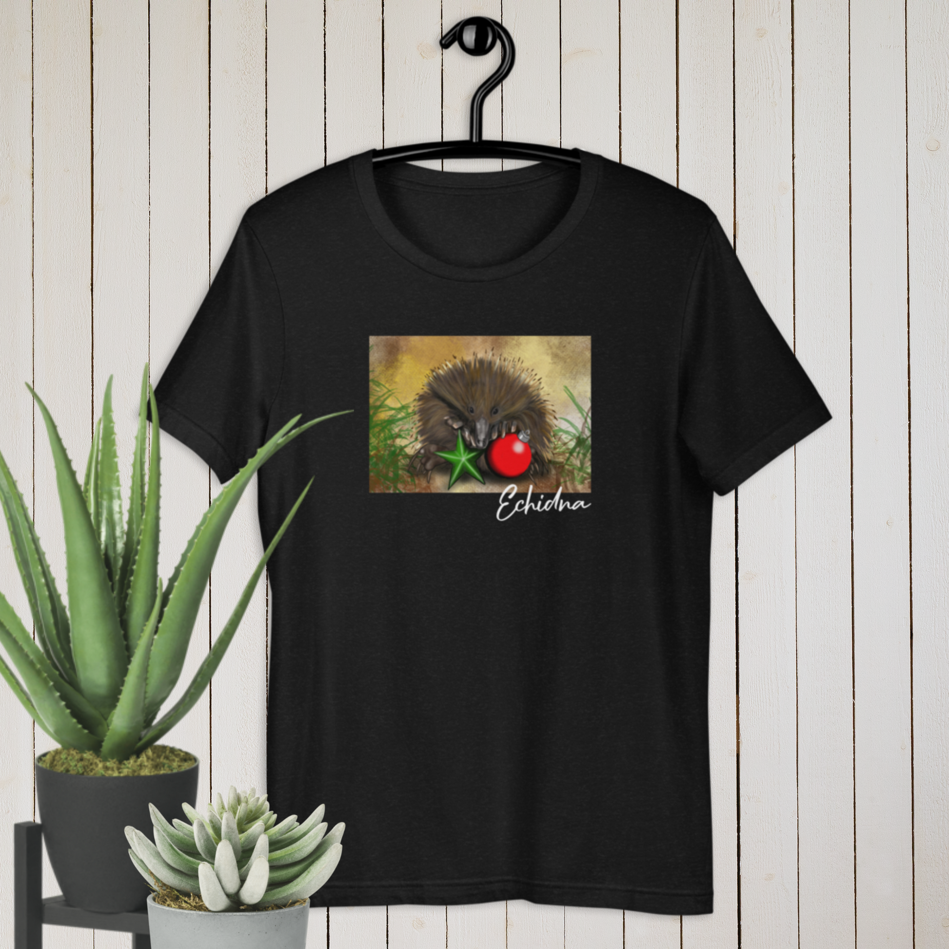 Australian Animal Chrissy Tee - Echidna - ElmsCreative