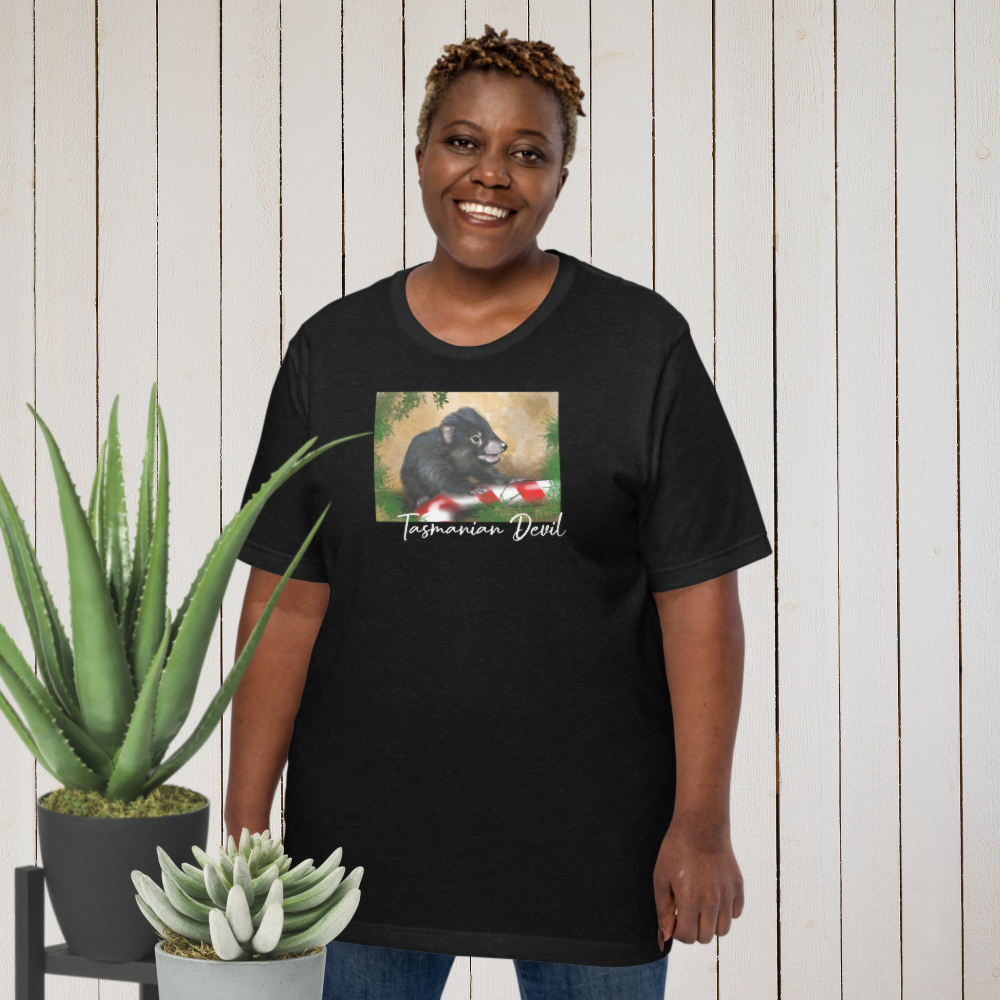 Australian Animal Chrissy Tee - Tasmanian Devil - ElmsCreative