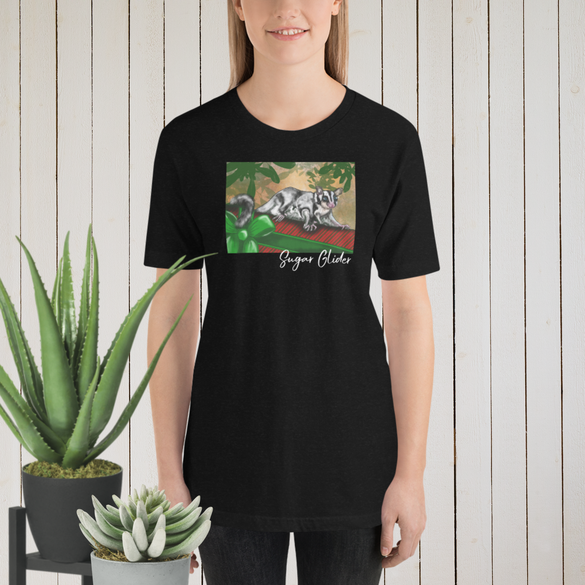 Australian Animal Chrissy Tee - Sugar Glider - ElmsCreative