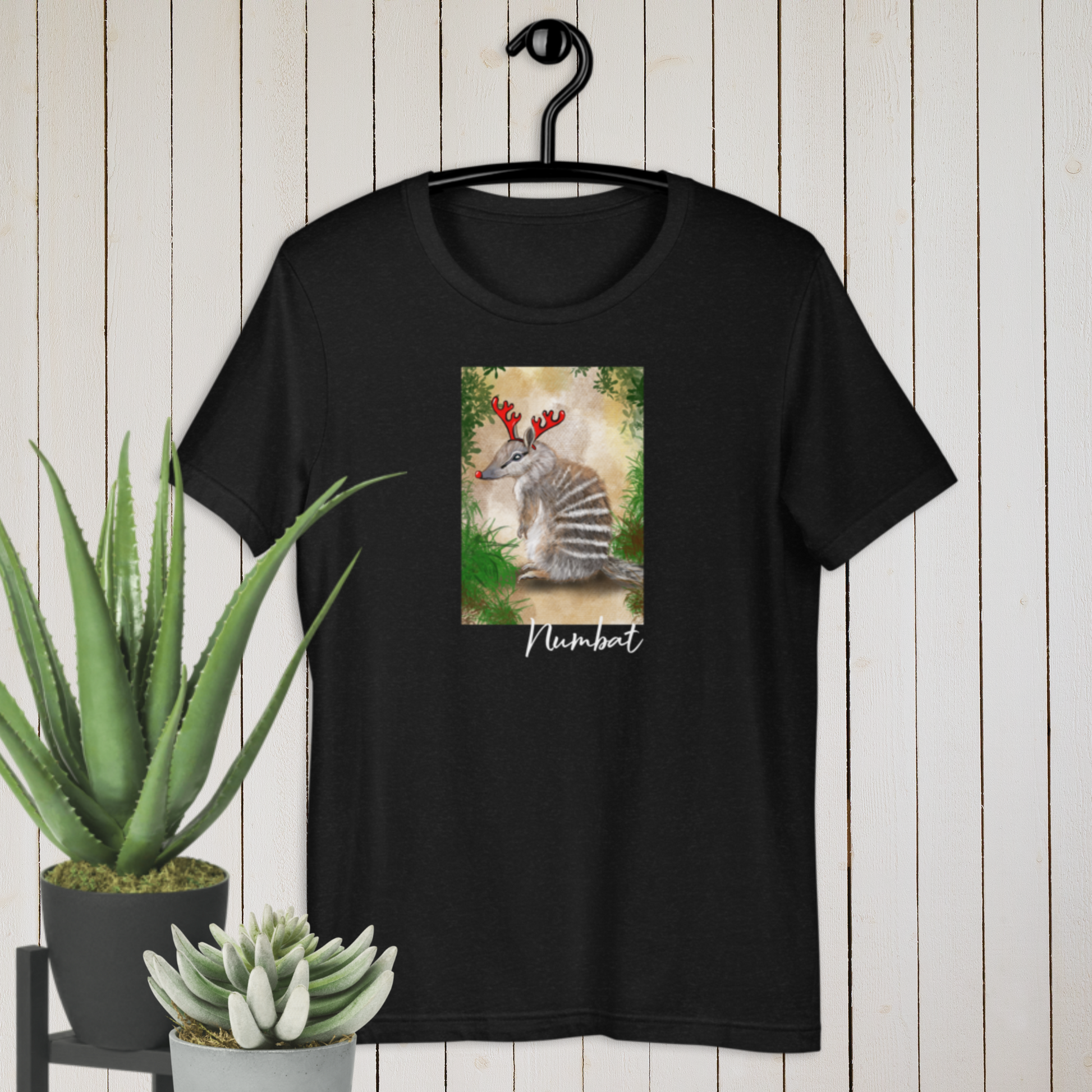 Australian Animal Chrissy Tee - Numbat - ElmsCreative