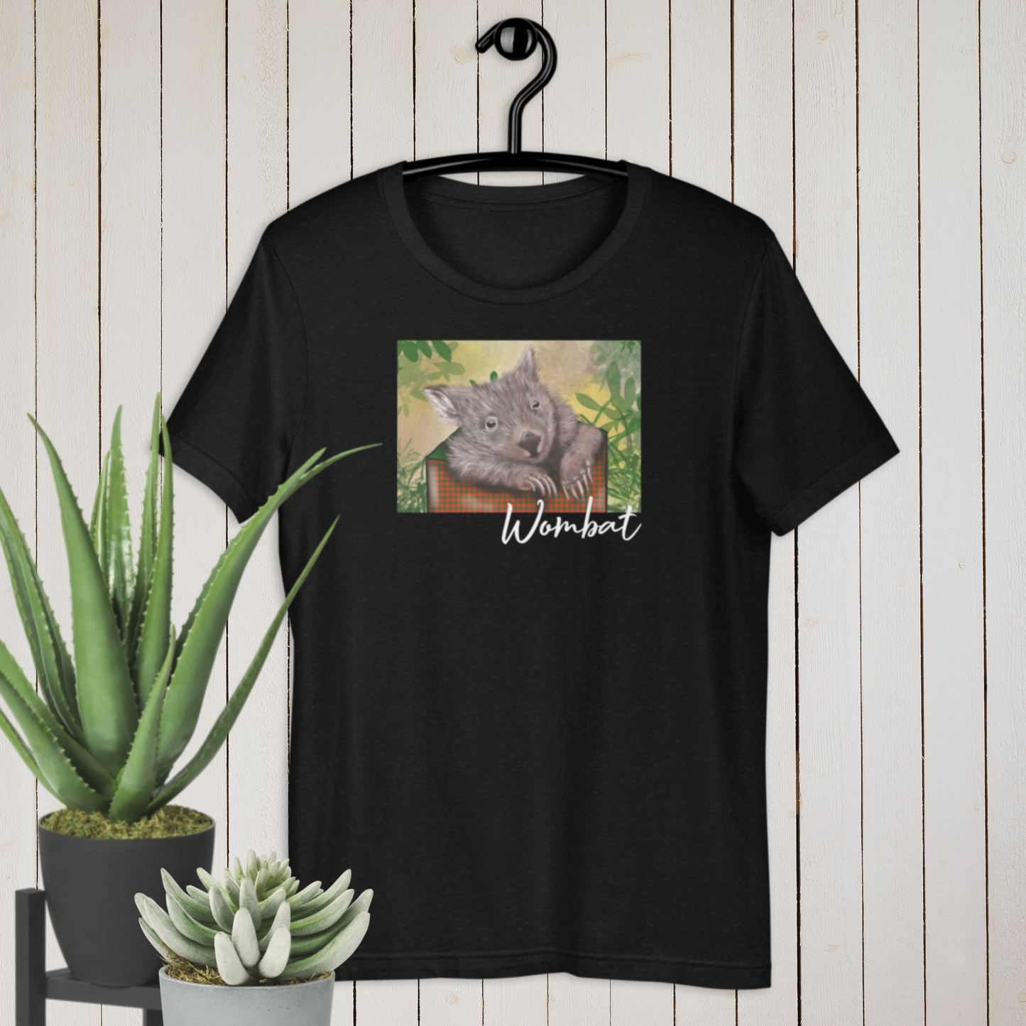 Australian Animal Chrissy Tee - Wombat - ElmsCreative