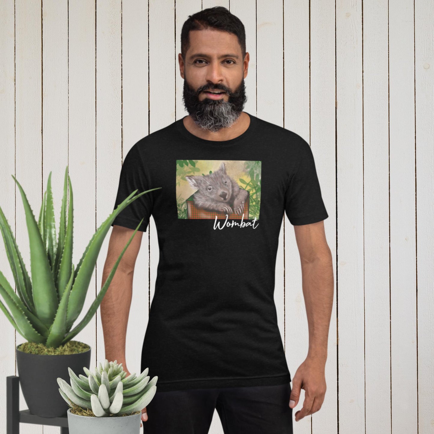 Australian Animal Chrissy Tee - Wombat - ElmsCreative