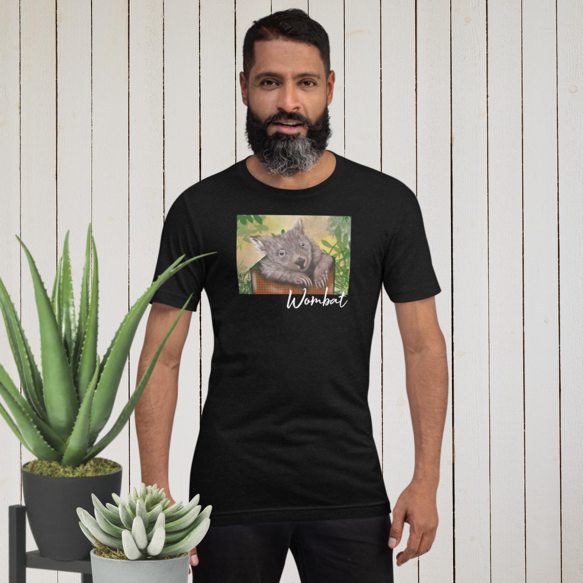 Australian Animal Chrissy Tee - Wombat - ElmsCreative