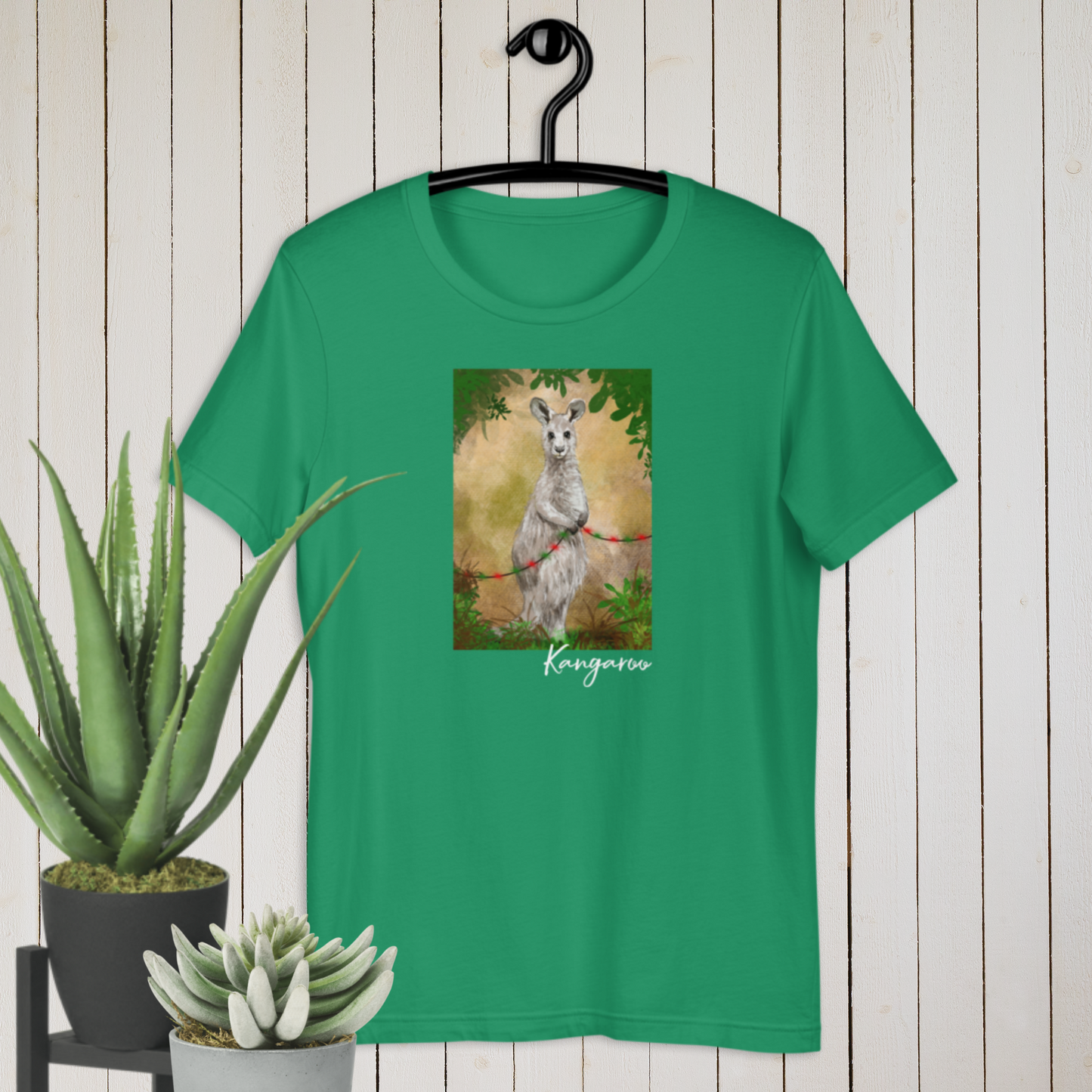 Australian Animal Chrissy Tee - Kangaroo - ElmsCreative