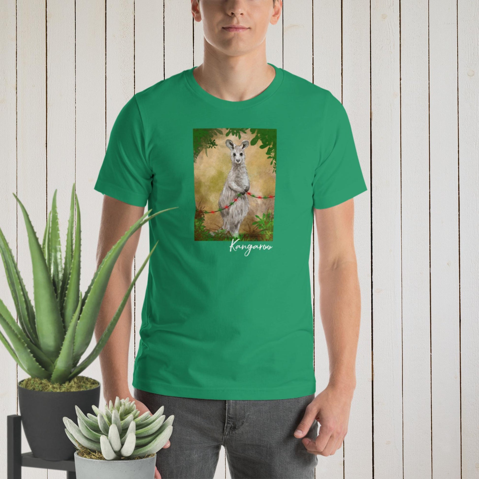 Australian Animal Chrissy Tee - Kangaroo - ElmsCreative