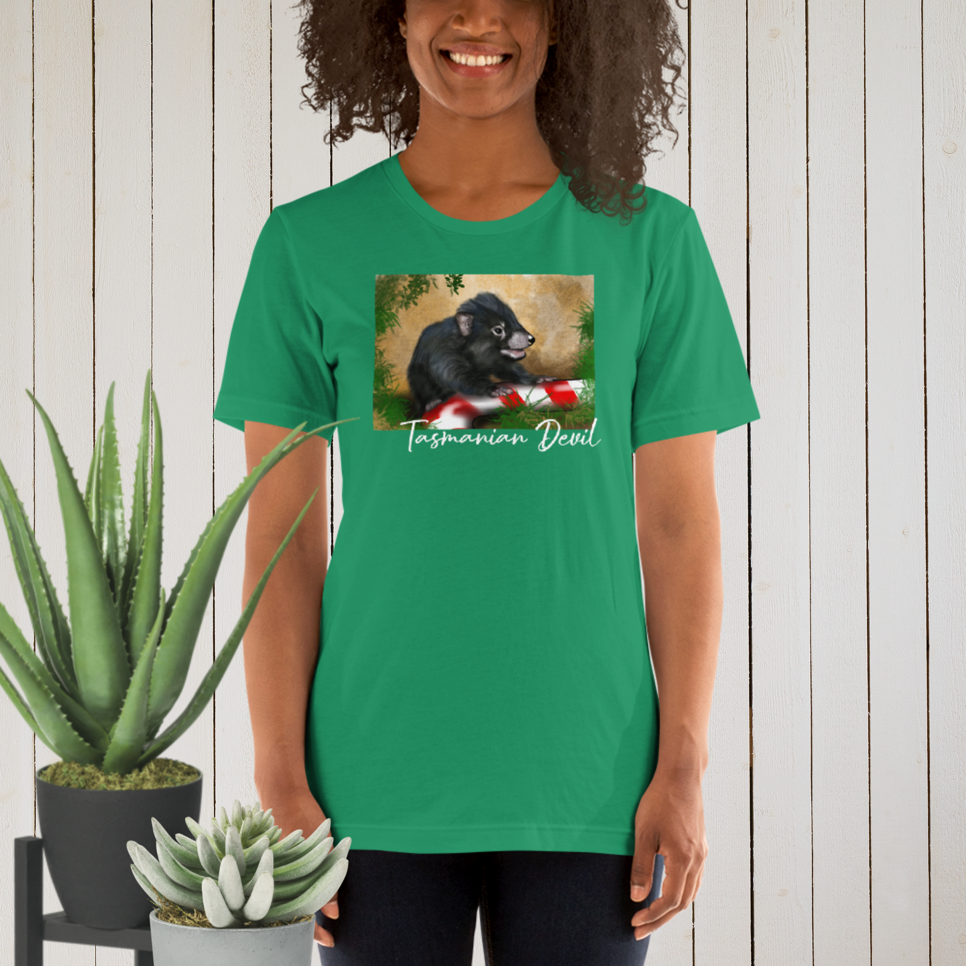 Australian Animal Chrissy Tee - Tasmanian Devil - ElmsCreative