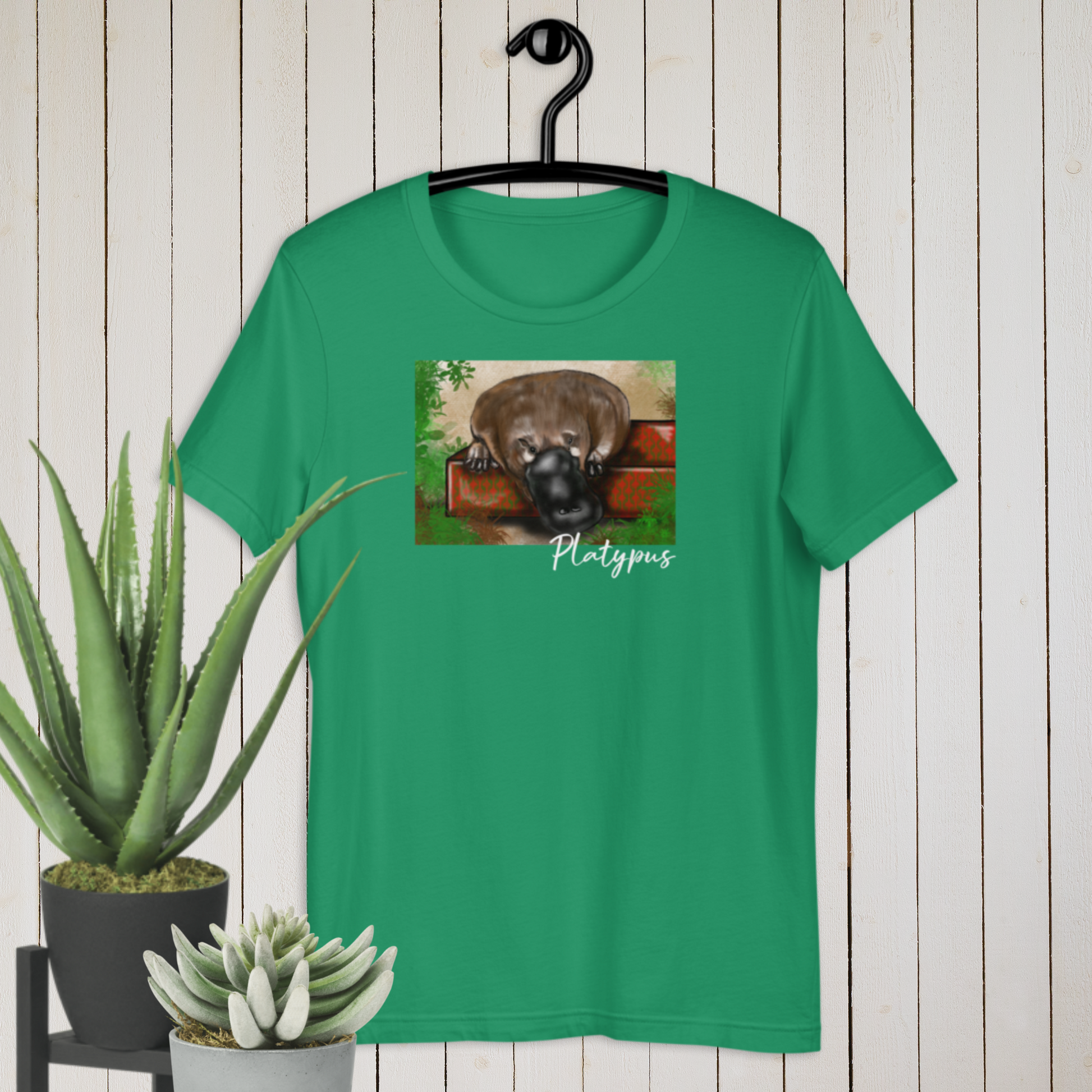 Australian Animal Chrissy Tee - Platypus - ElmsCreative